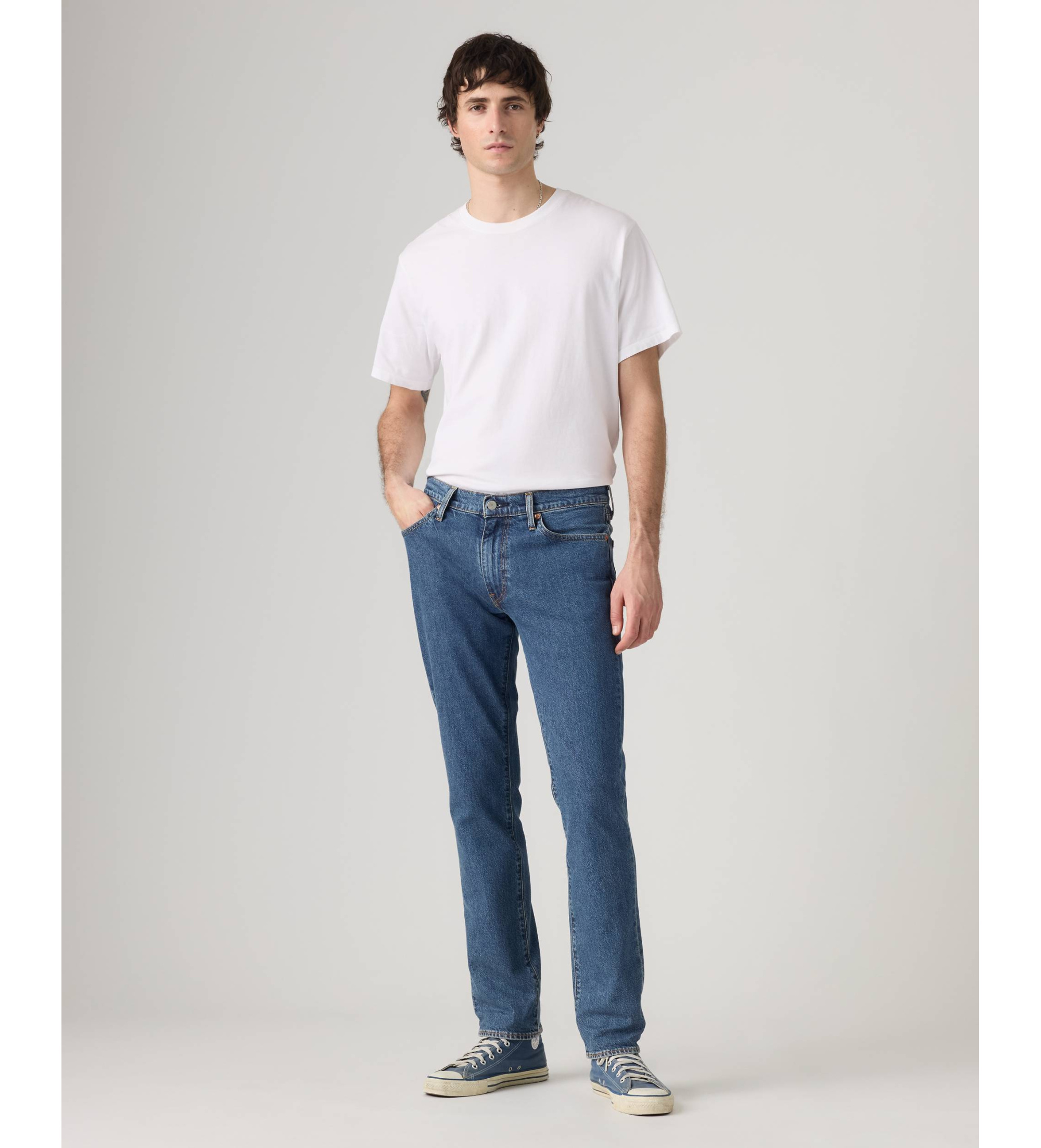 Levi's für Herren. 04511-6518 Blaue 511 Slim-Jeans (36/34), Lässig, Baumwolle, Denim