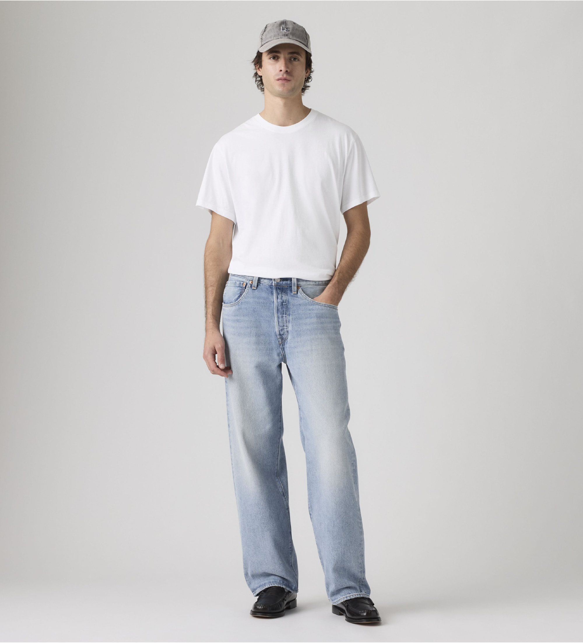 Levi's für Herren. 0057U-0009 Jeans 501 Lose blau (33/34), Lässig, Baumwolle, Denim