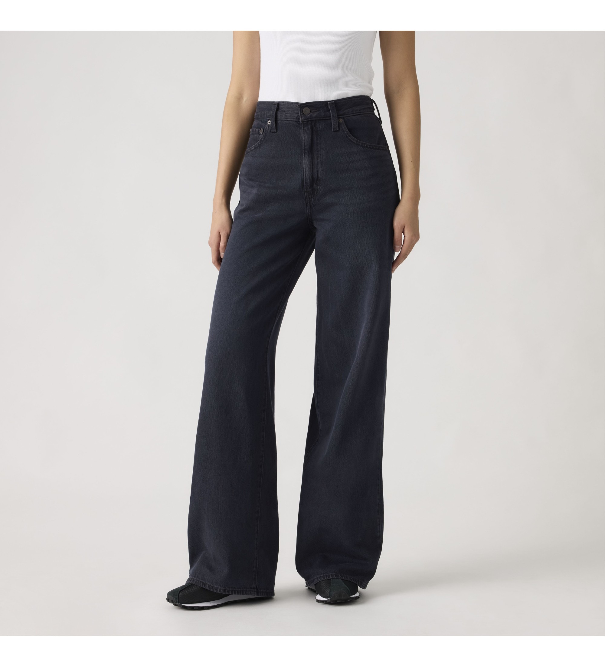 Levi's für Damen. 0073B-0000 Jeans Lightweight Mit Weitem Bein marineblau (25/29), Lässig, Baumwolle, Denim