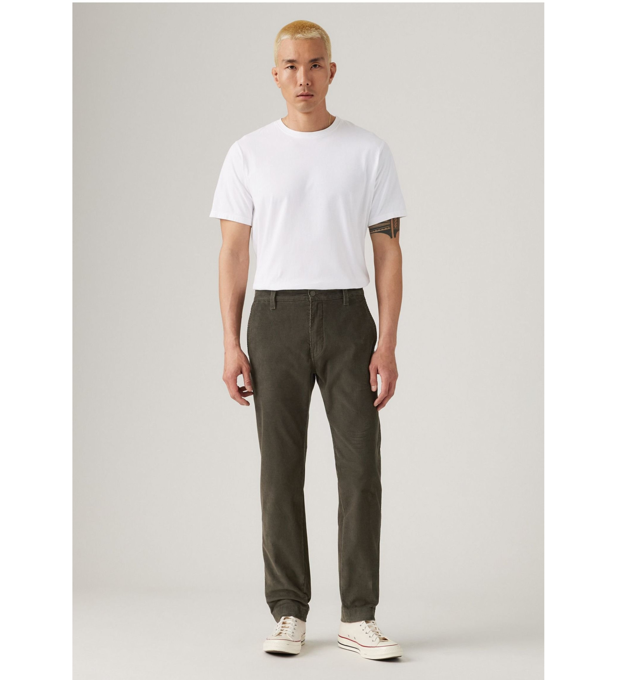 Levi's für Herren. 17196-0177 Chino Standard-Hose grün (31/32), Lässig, Baumwolle