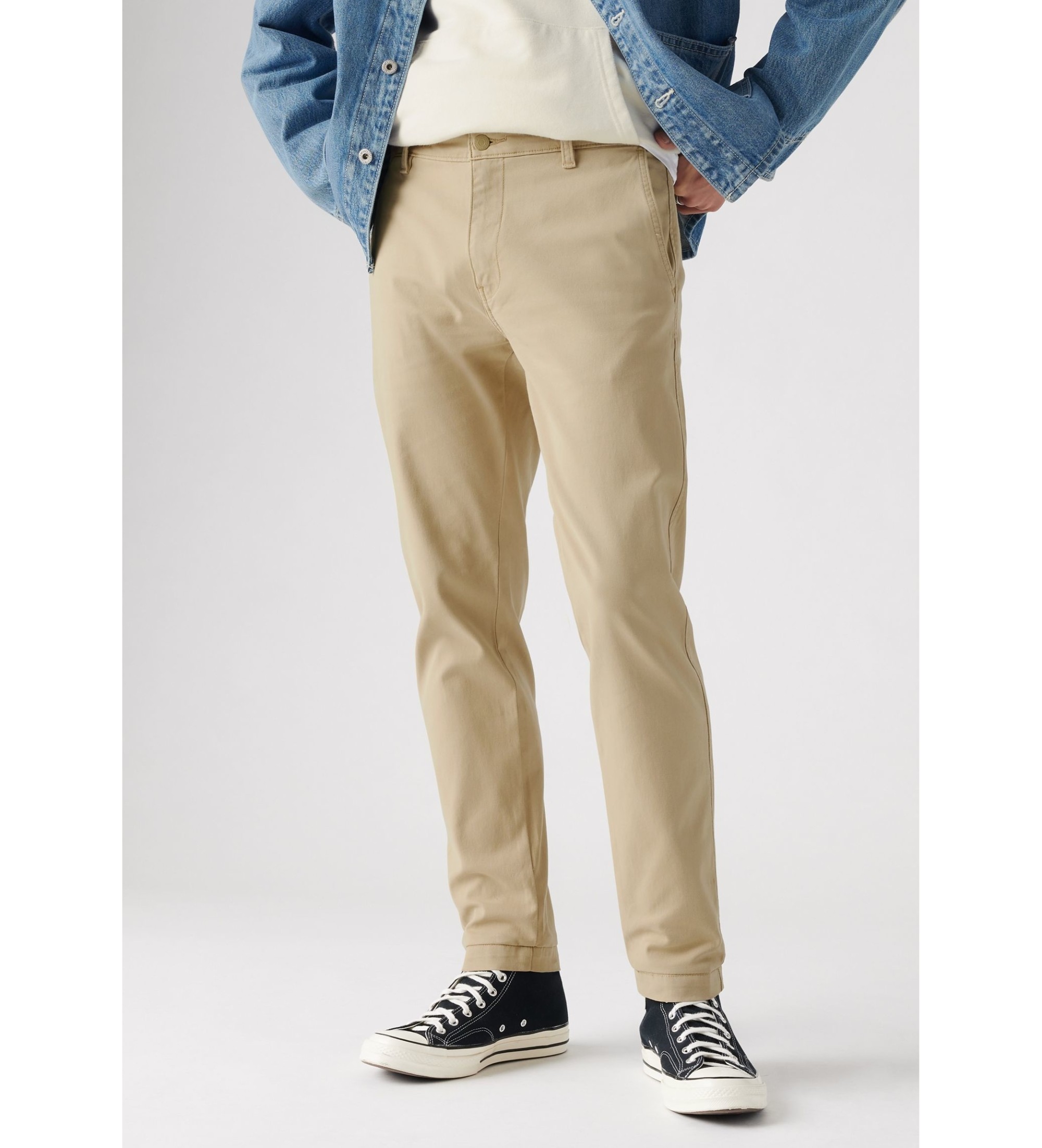 Levi's für Herren. 17196-0011 XX Chino Standard Taper beige Hose (34/34), Lässig, Baumwolle, Nachhaltig