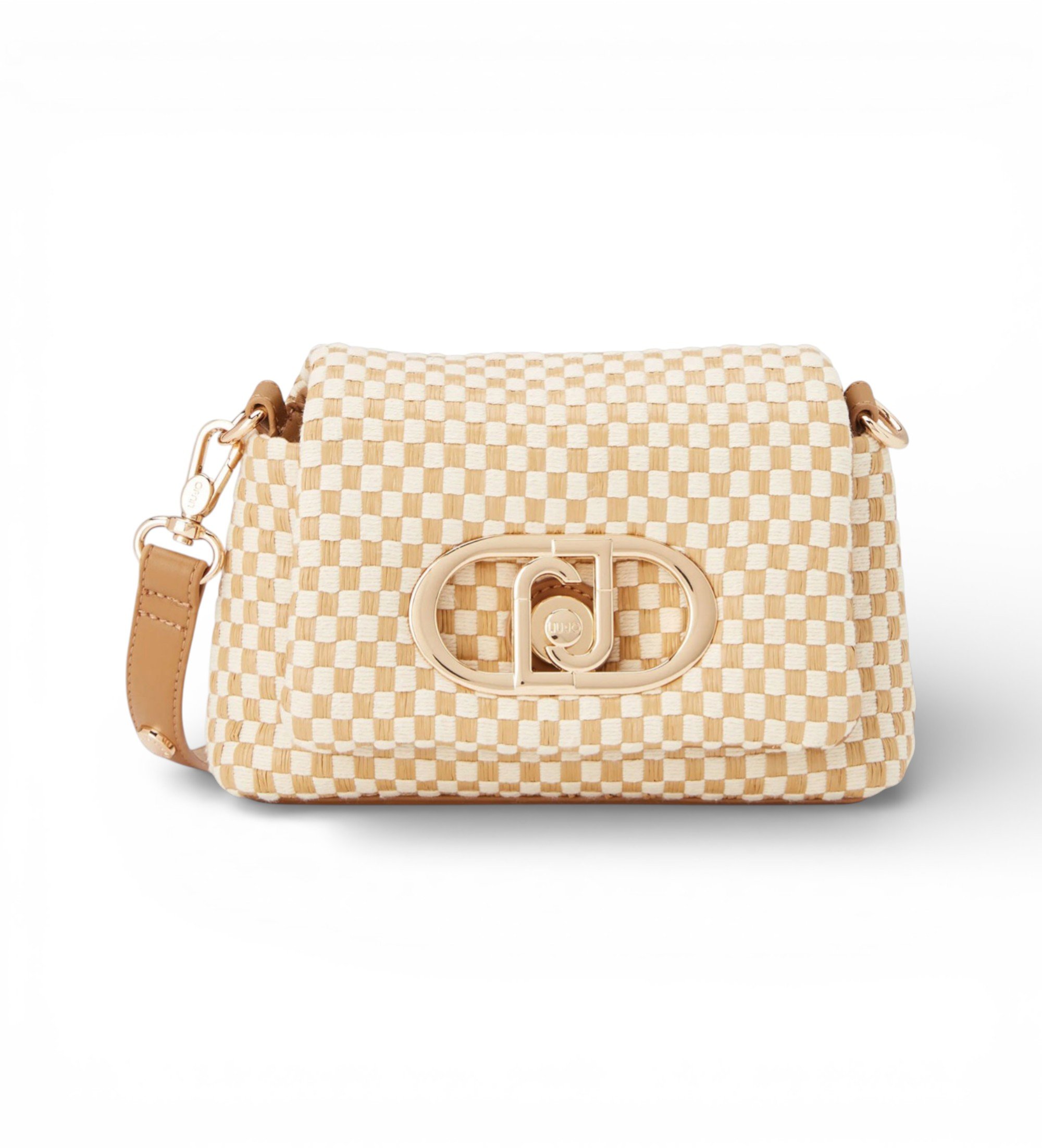 Liu Jo für Damen. AA6269-T428A Braun karierte Tasche (OSFA), Lässig, Synthetisch