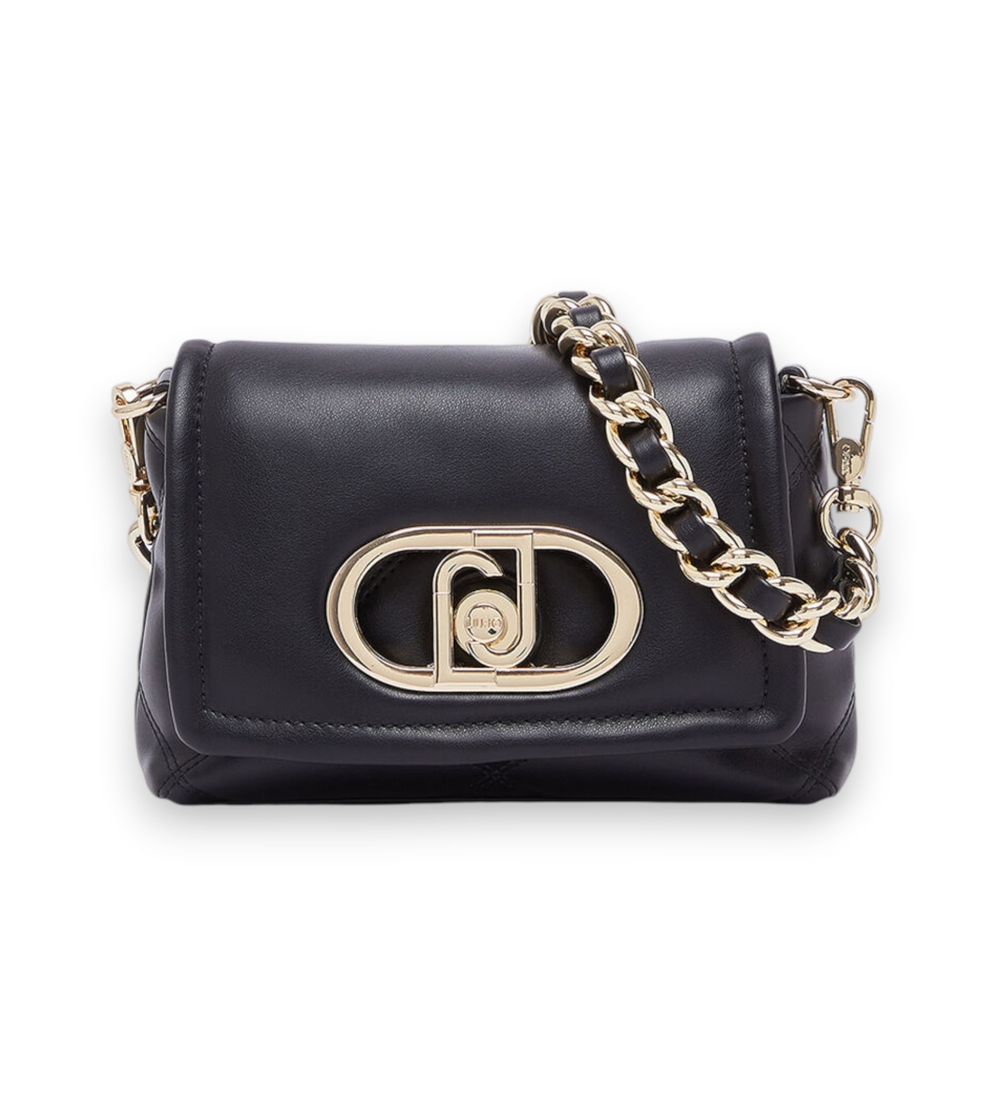 Liu Jo für Damen. AF6269-E1166 Kleine schwarze LaPuffy Tasche (OSFA), Lässig, Polyester