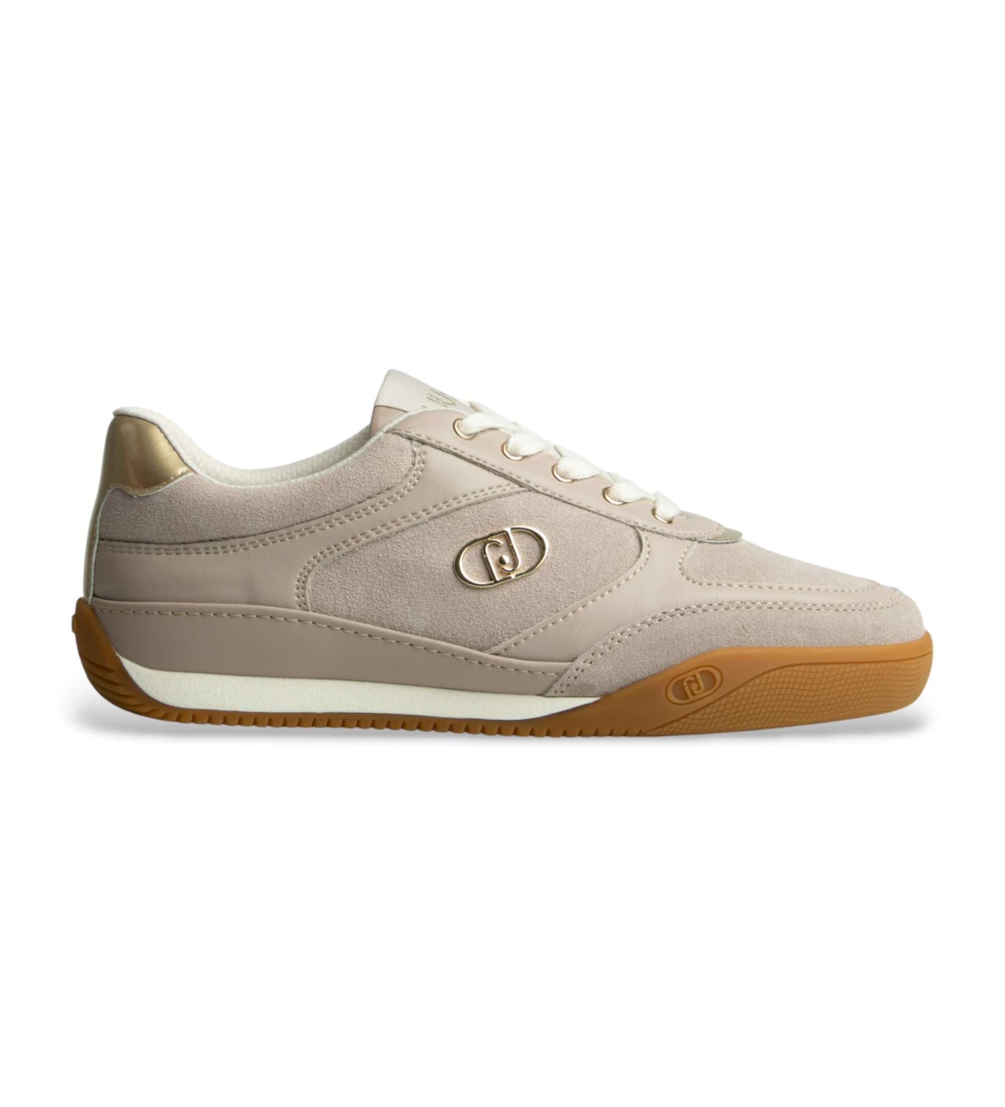 Liu Jo für Damen. BA6039PX310S3951 Turnschuhe Lewis 01 taupe (37), Wohnung, Schnürsenkel, Lässig