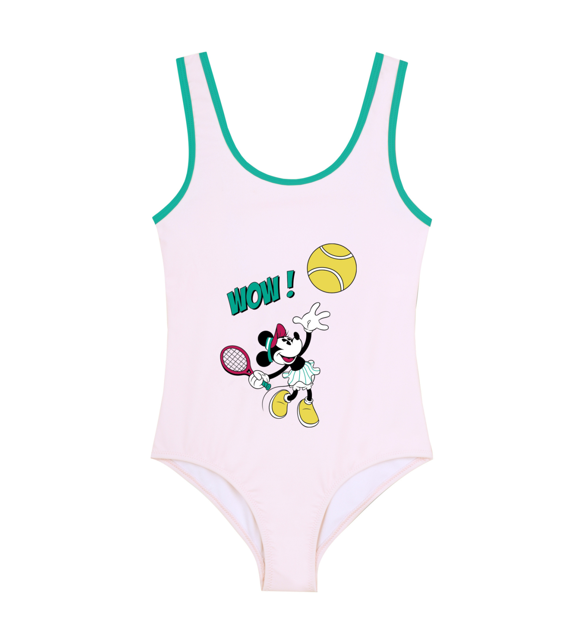 Marc Jacobs für Mädchen. W60756 Disney rosa Badeanzug (4Y= 102cm), Strandbekleidung, Polyamid, Kinderbekleidung