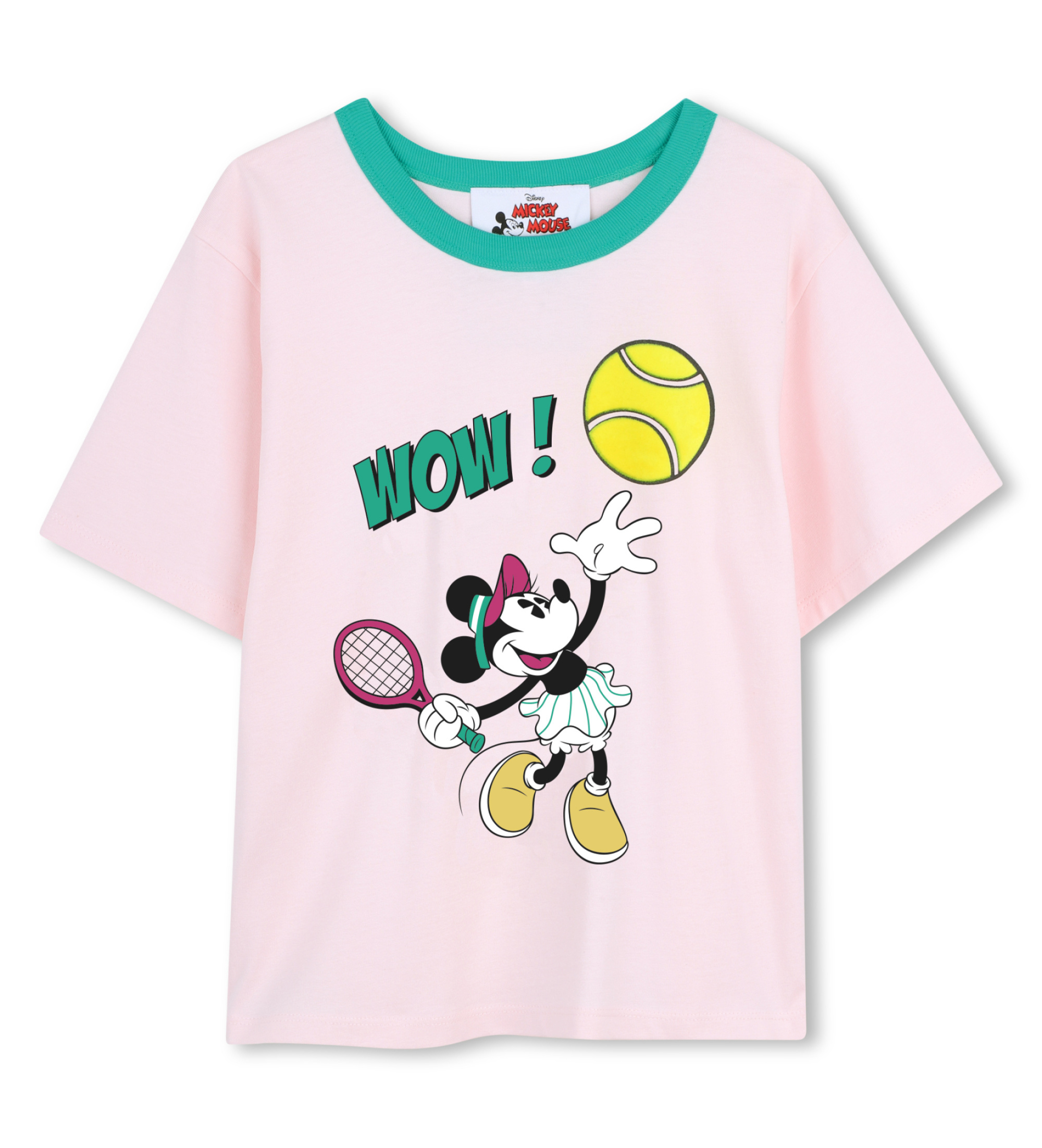 Marc Jacobs für Mädchen. W60743 Rosa Disney-T-Shirt (5Y= 108cm), Lässig, Baumwolle, Kurzarm, Kinderbekleidung