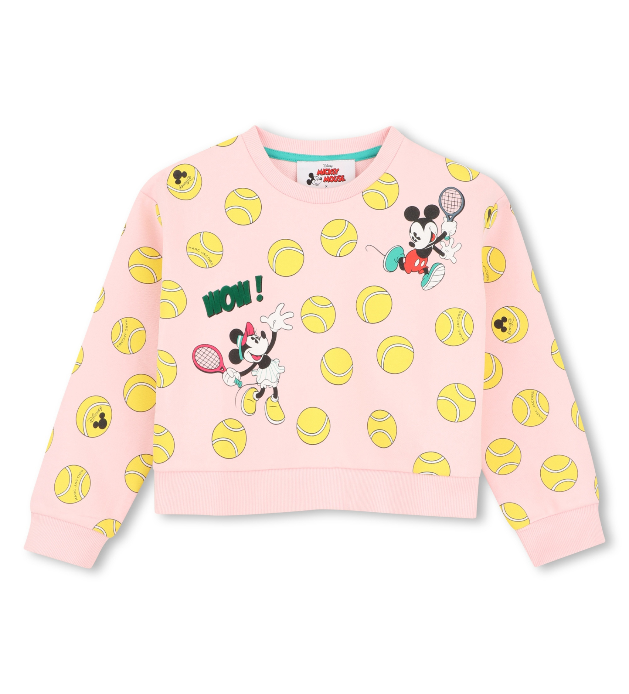 Marc Jacobs für Mädchen. W60748 Rosa Disney Sweatshirt (3Y= 98cm), Lässig, Baumwolle, Kinderbekleidung