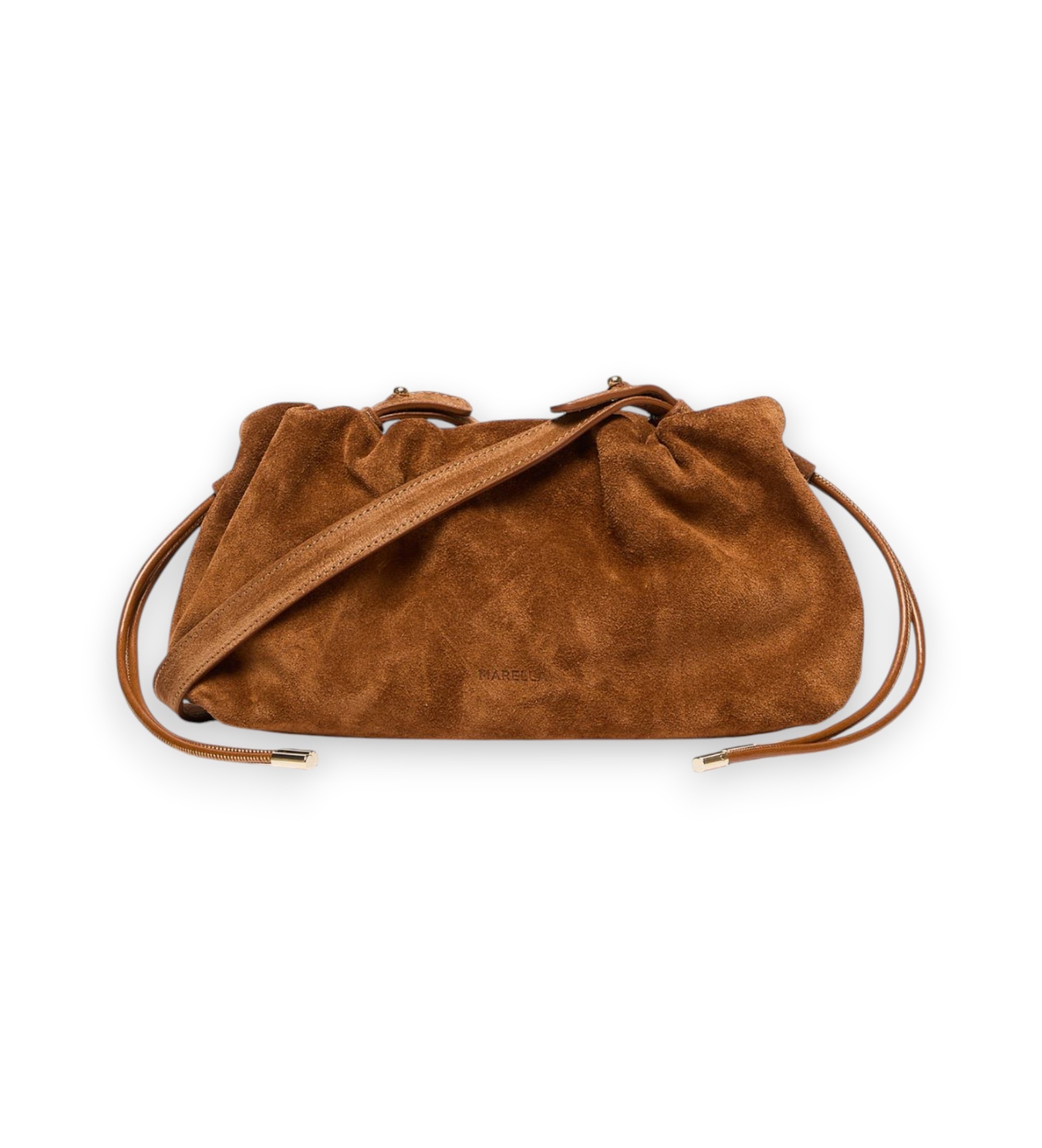 Marellavoor vrouwen. 2623519176200 Bruine suède tas Mlacime (OSFA), Casual, Leer