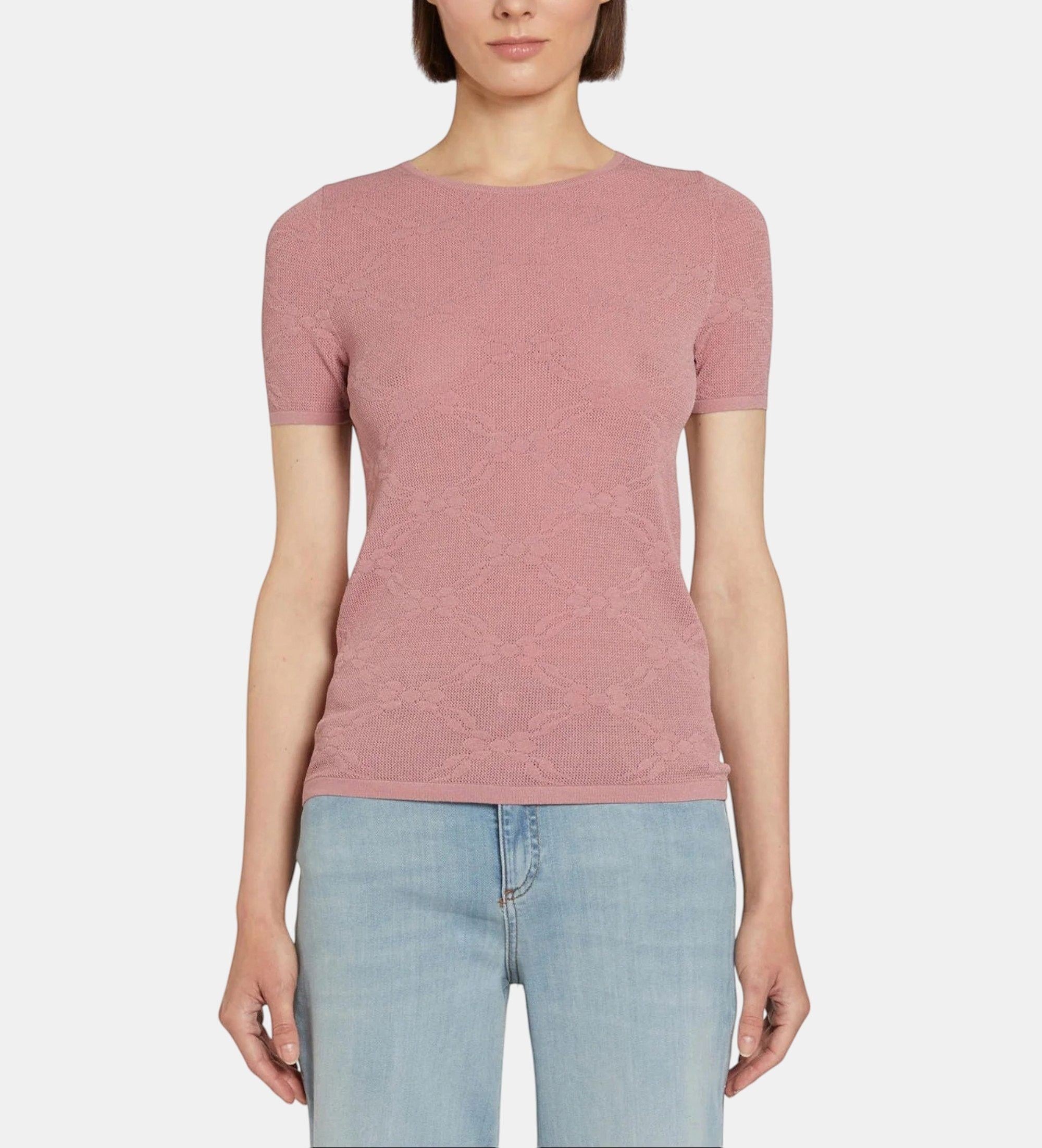 Marella für Damen. 2613361174200 Mlsgamma T-shirt rosa (L), Lässig, Viskose, Kurzarm