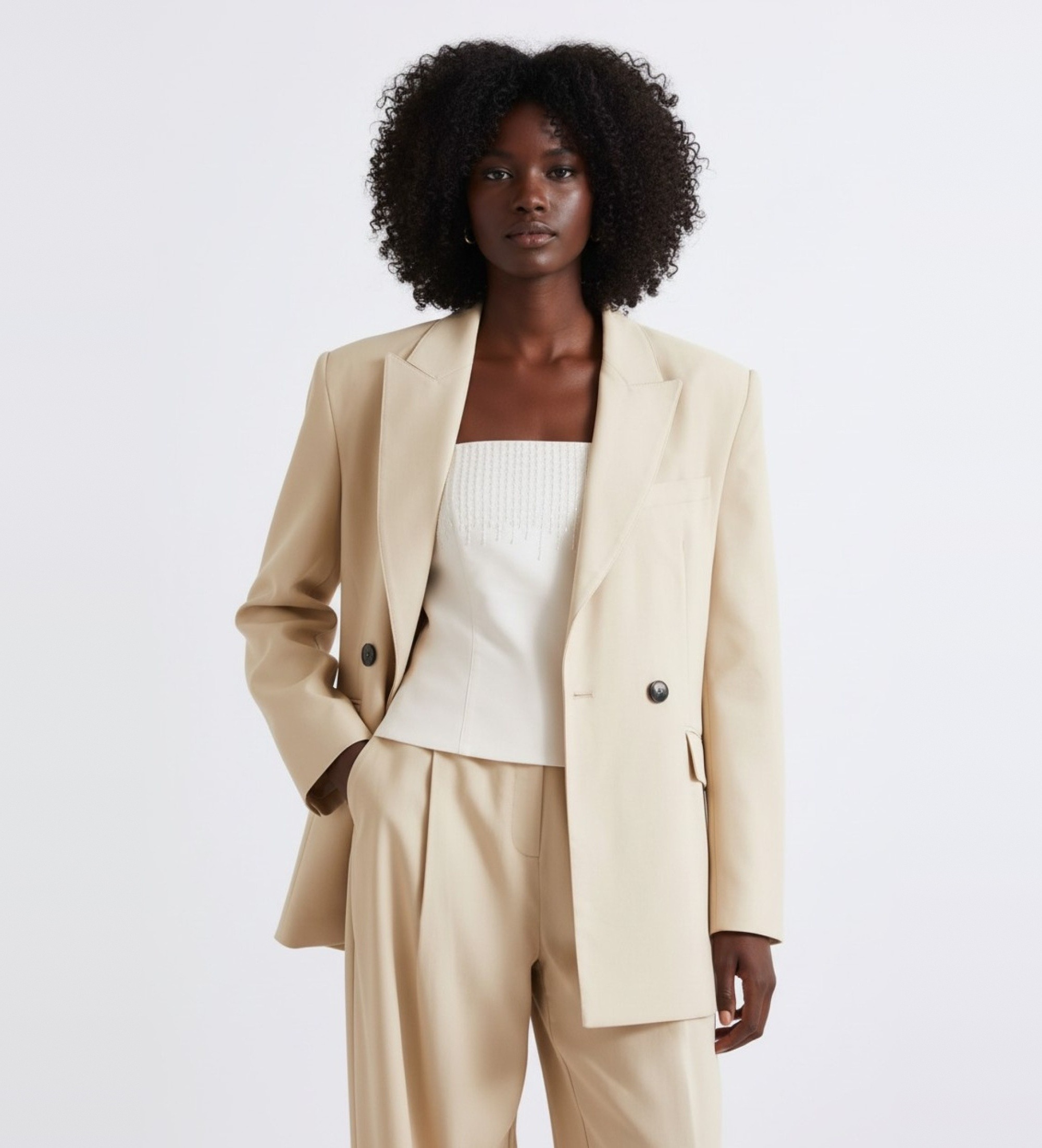 Marella für Damen. 2613041131200 Jacke Mllcampale beige (42), Lässig, Lyocell