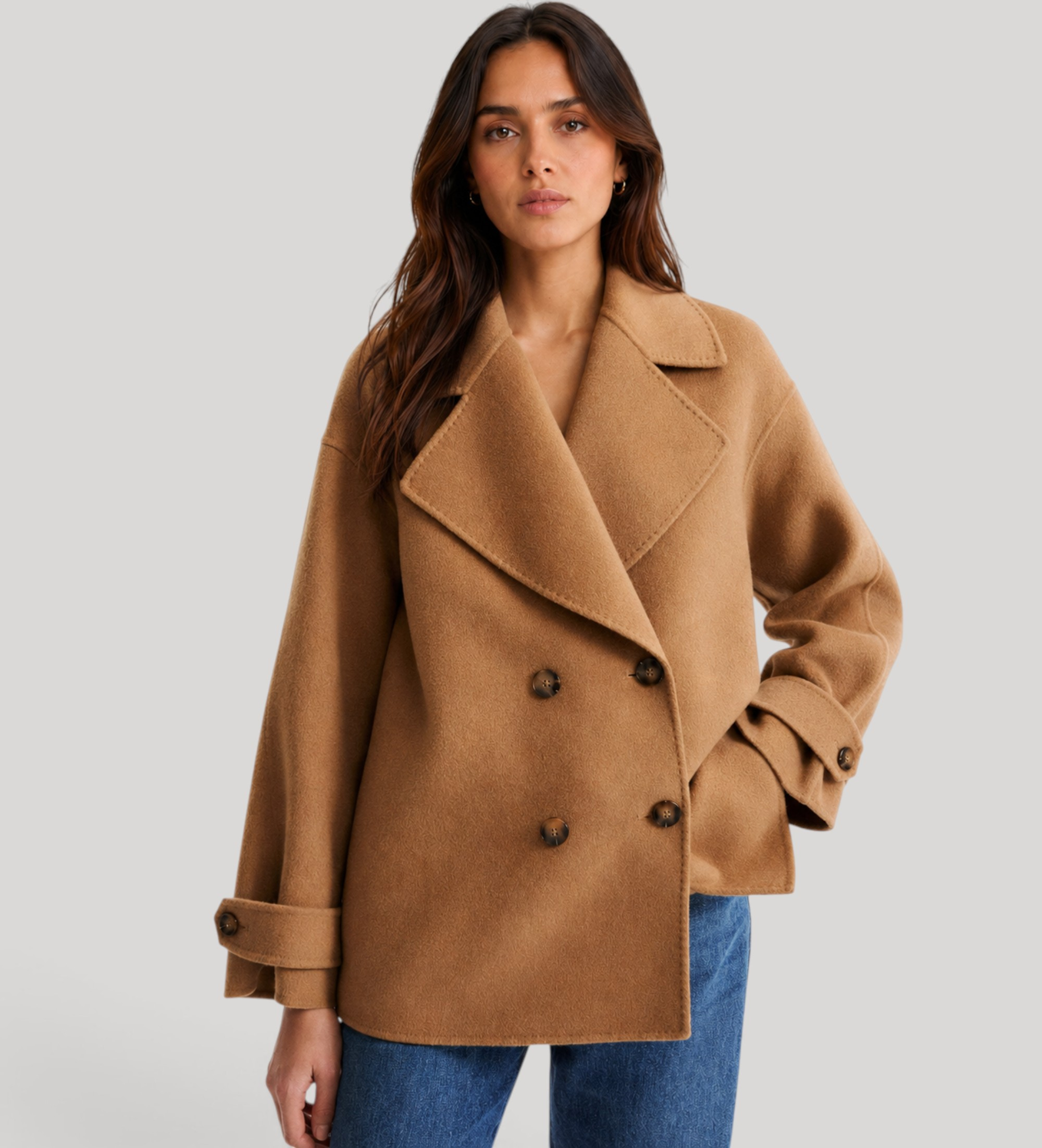 Marella für Damen. 2623086121200 Mantel Mlldeserto Kamel (40), Braun, Beige, Wolle, Klassisch
