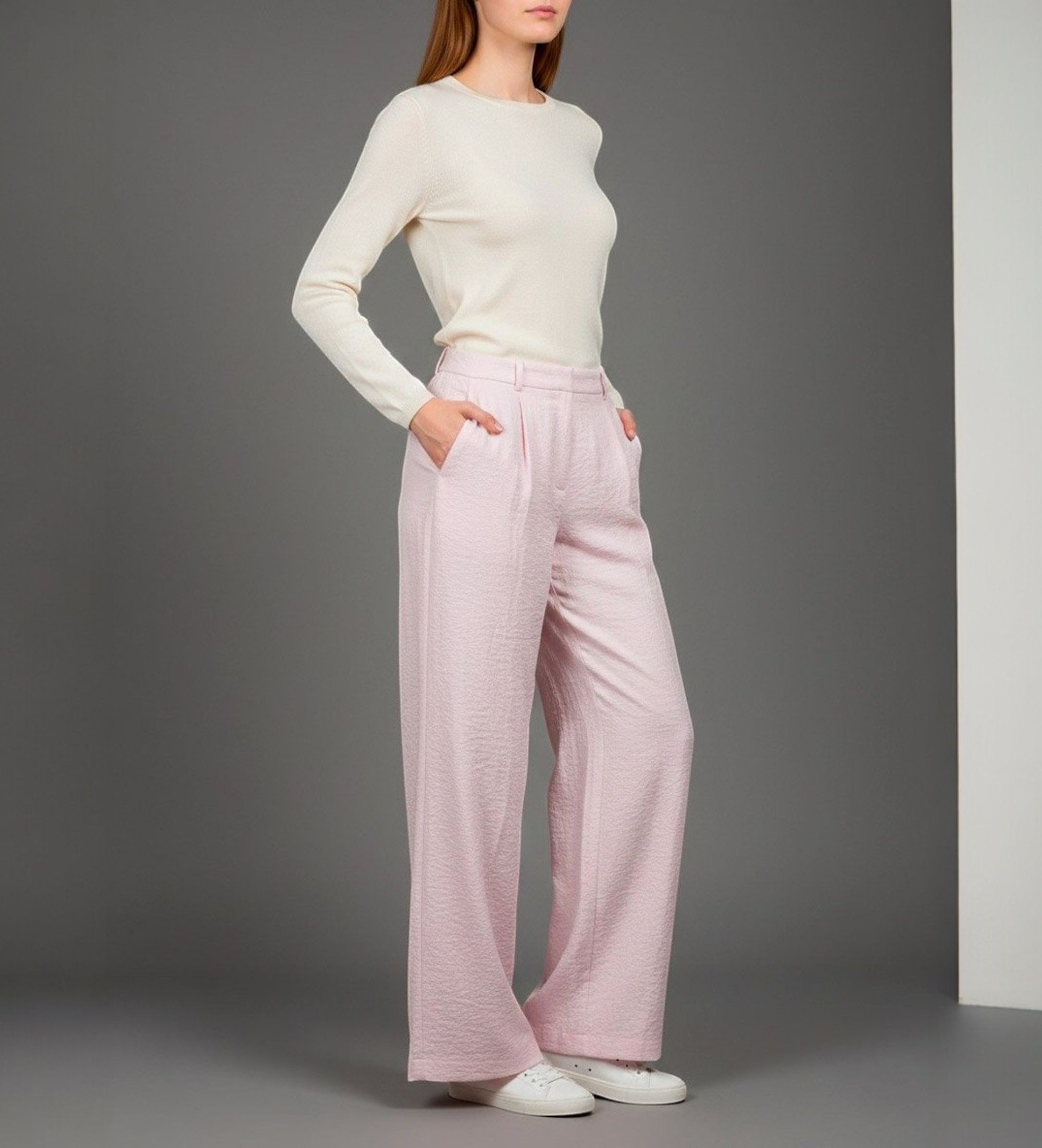 Marella für Damen. 2613131035200 Hose Mlmformato rosa (44), Lässig, Acrylglas