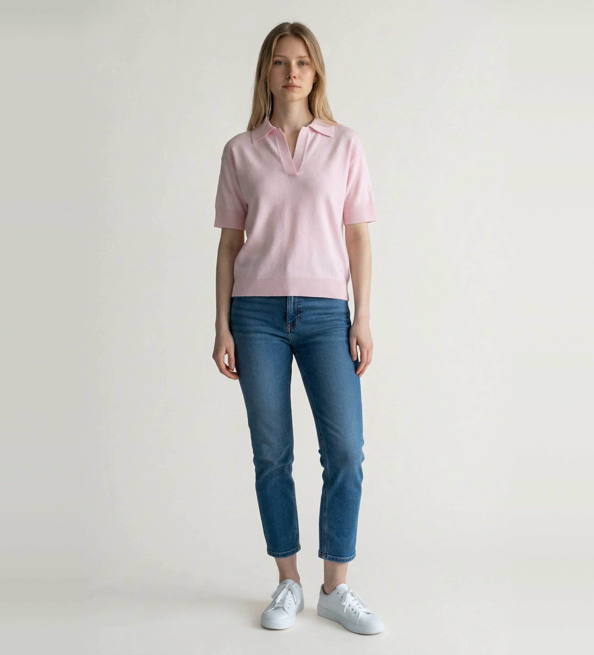 Marella für Damen. 2613361075200 Polo Mlmfeltro rosa (S), Lässig, Baumwolle, Kurzarm
