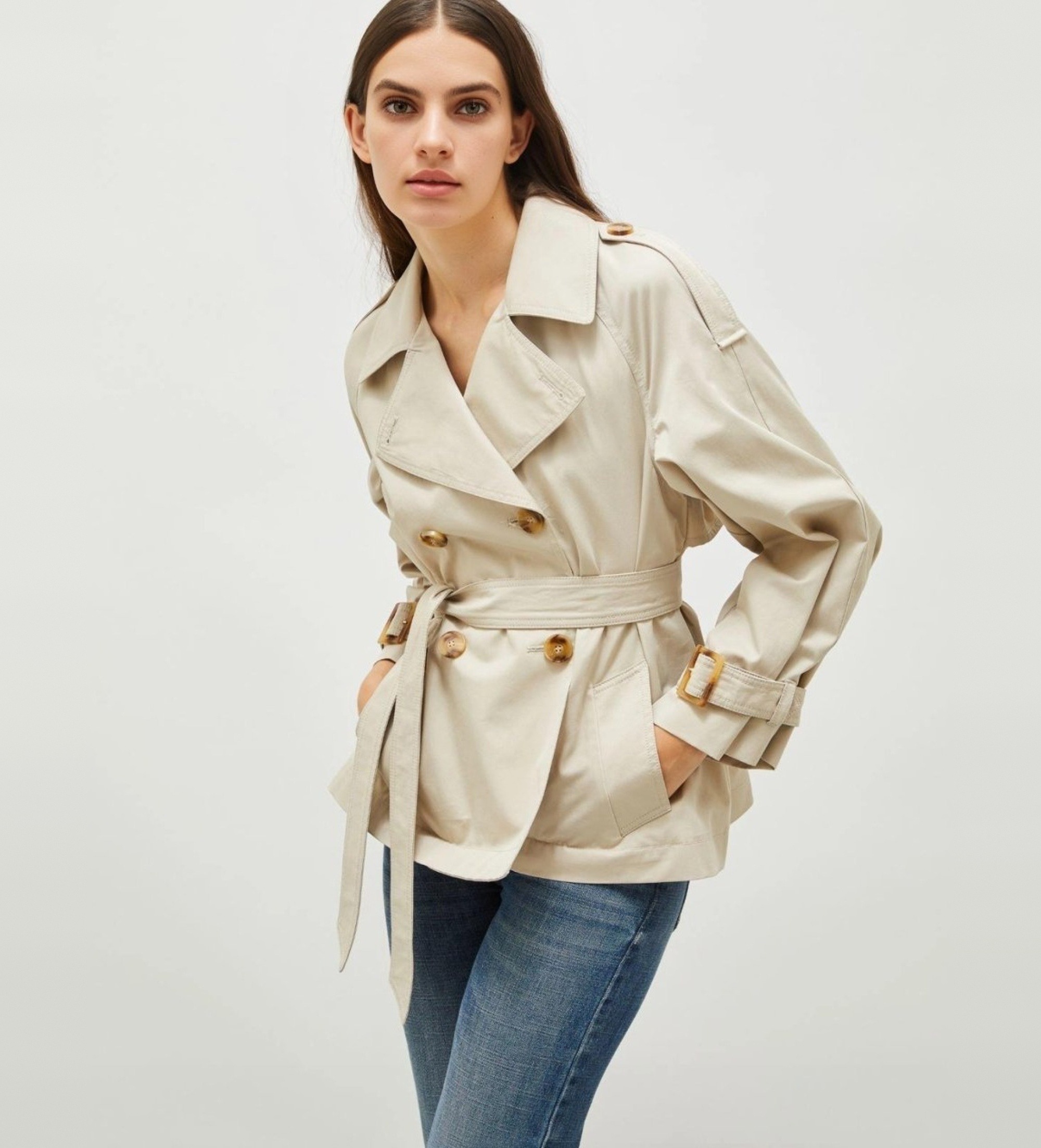 Marella für Damen. 2513021031200 Gabardine Fernsand (44), Beige, Lässig, Baumwolle