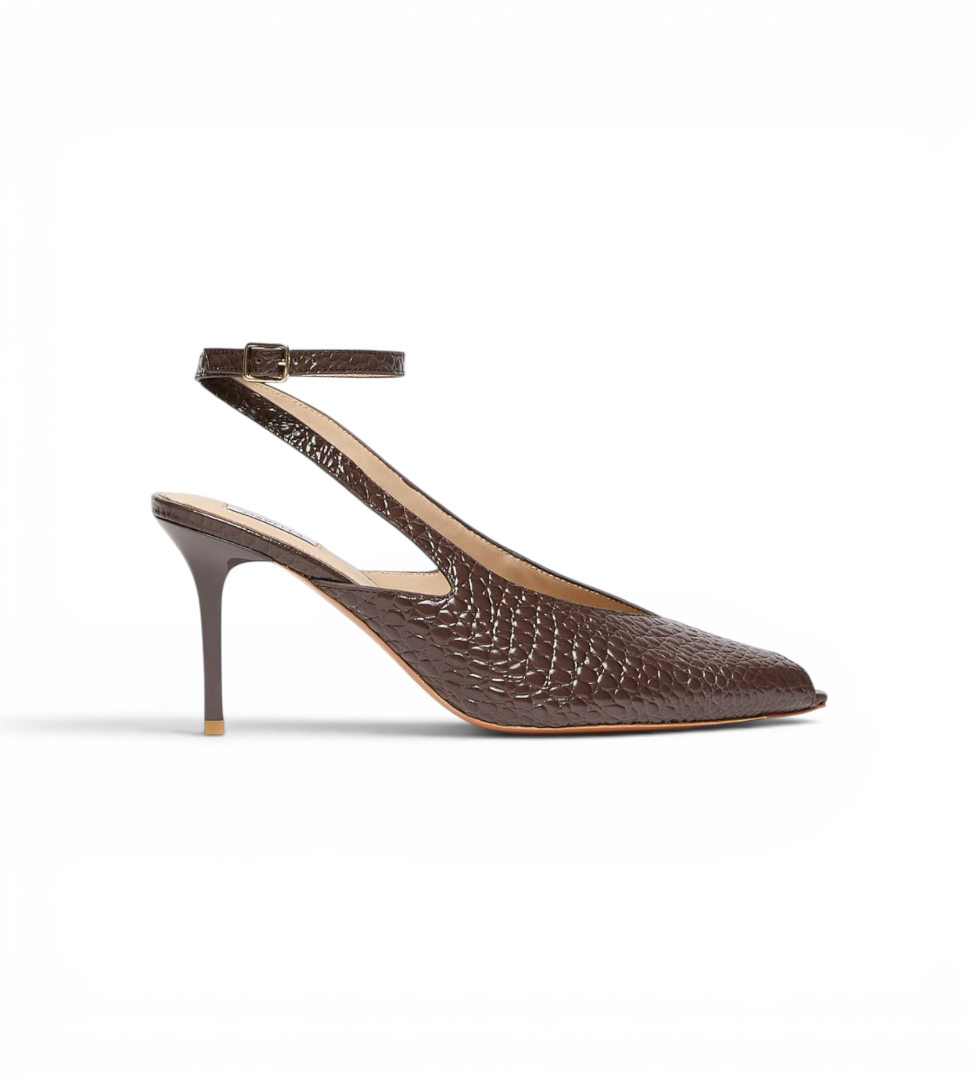 Marella für Damen. 2623526046200 Lederschuhe Mlapalomba braun (36), 5 bis 8 cm, Schnalle, Lässig