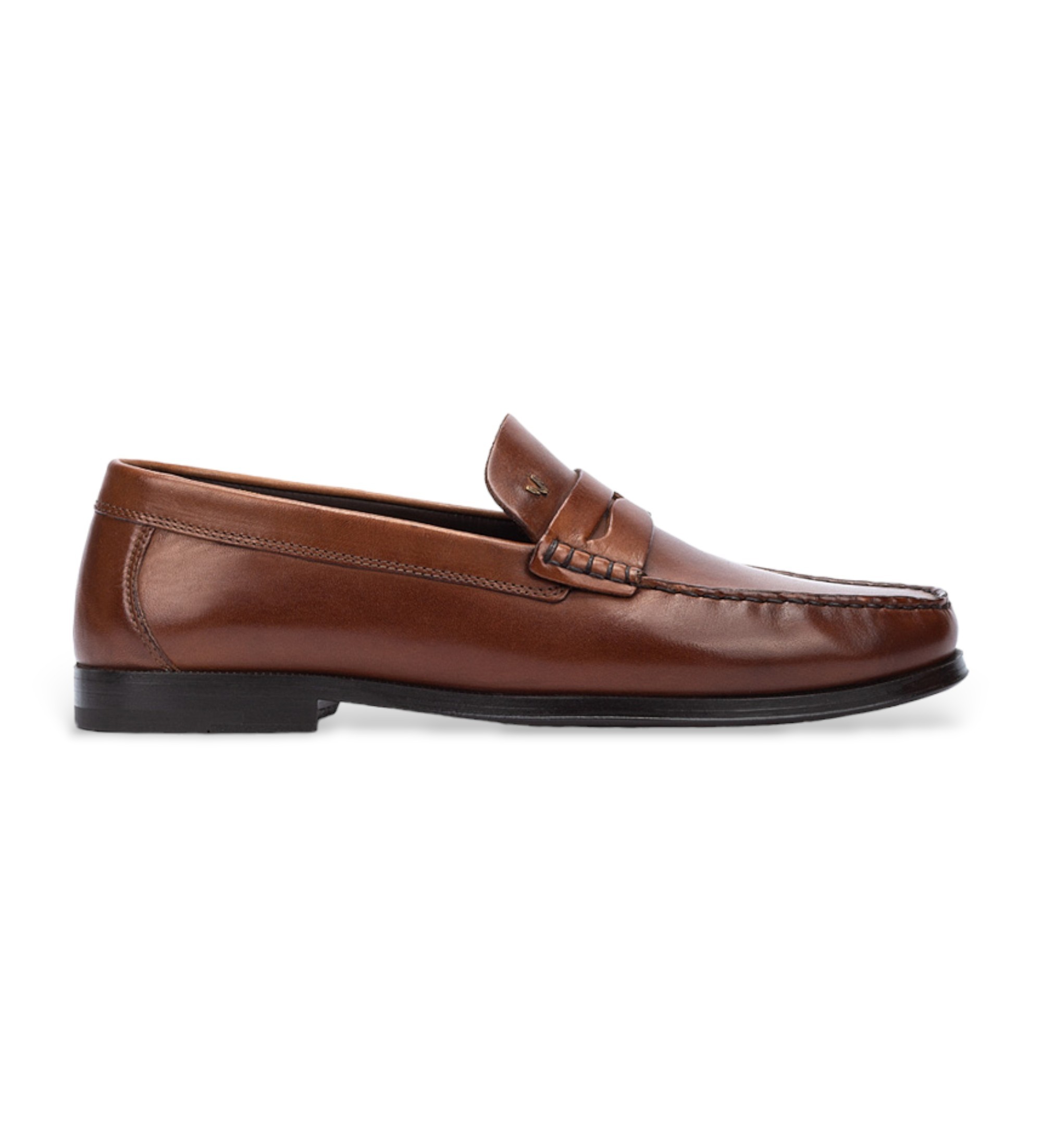 Martinelli für Herren. 1623-2760C Forthill 1623 Leder Loafers braun (43), Wohnung, 1 bis 3 cm, Keine, Lässig, Party, Klassisch