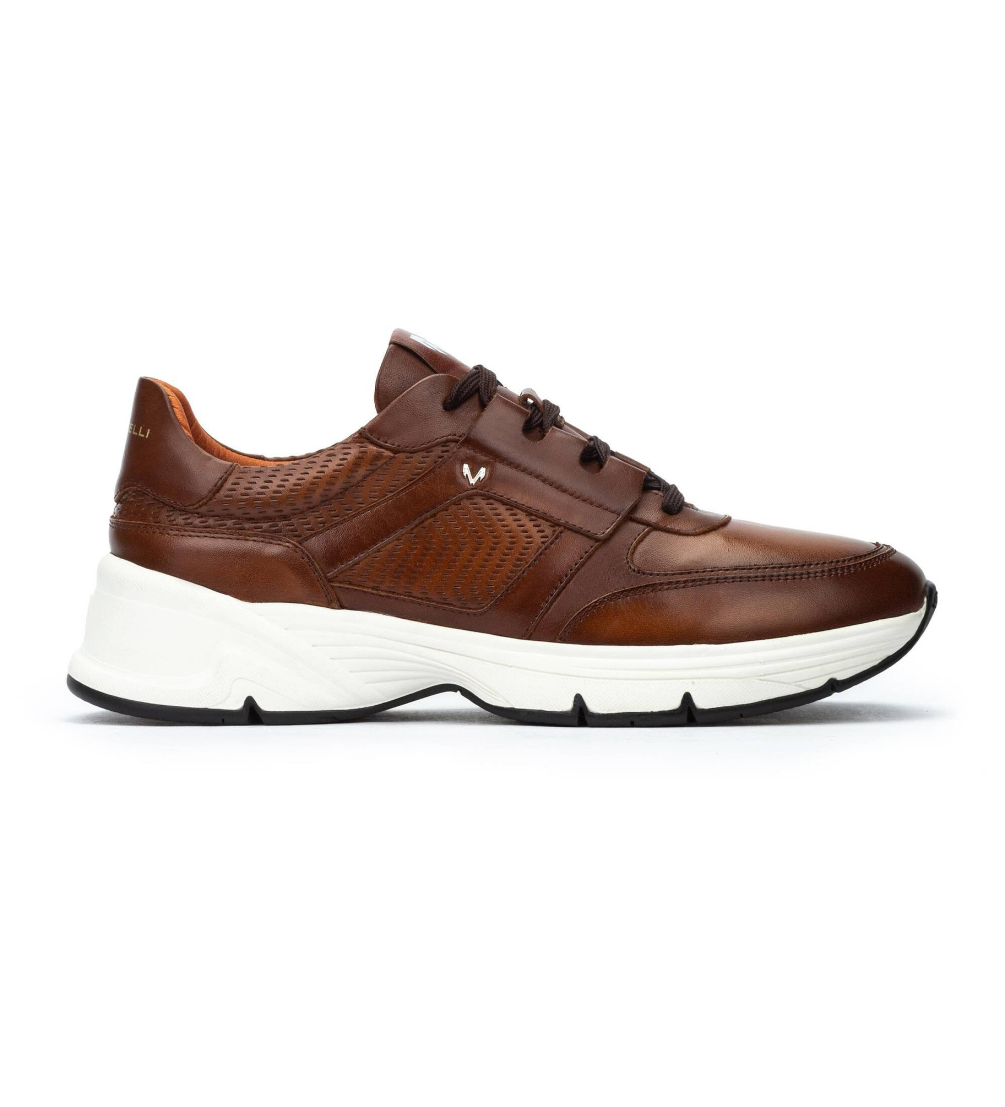 Martinelli für Herren. C001-2966L Norwich Braun Leder Turnschuhe (40), Wohnung, Schnürsenkel, Lässig