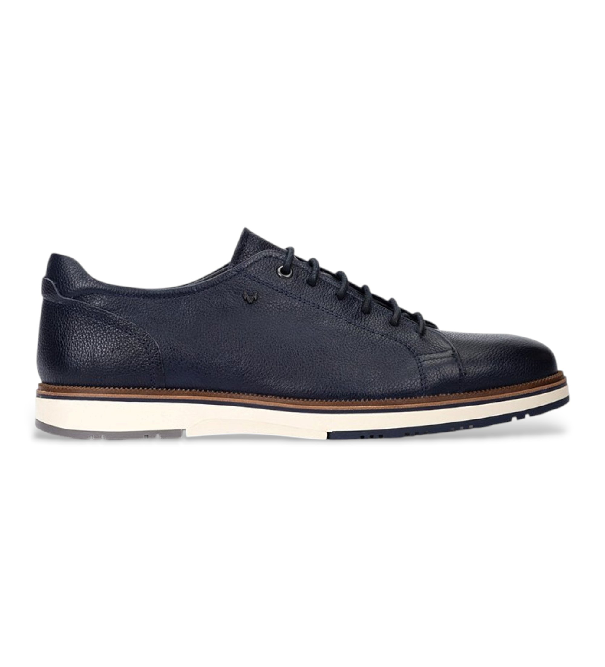 Martinelli für Herren. C003-2971N Fulton Lederschuhe navy (39), Wohnung, 1 bis 3 cm, Schnürsenkel, Lässig, Klassisch, Marine