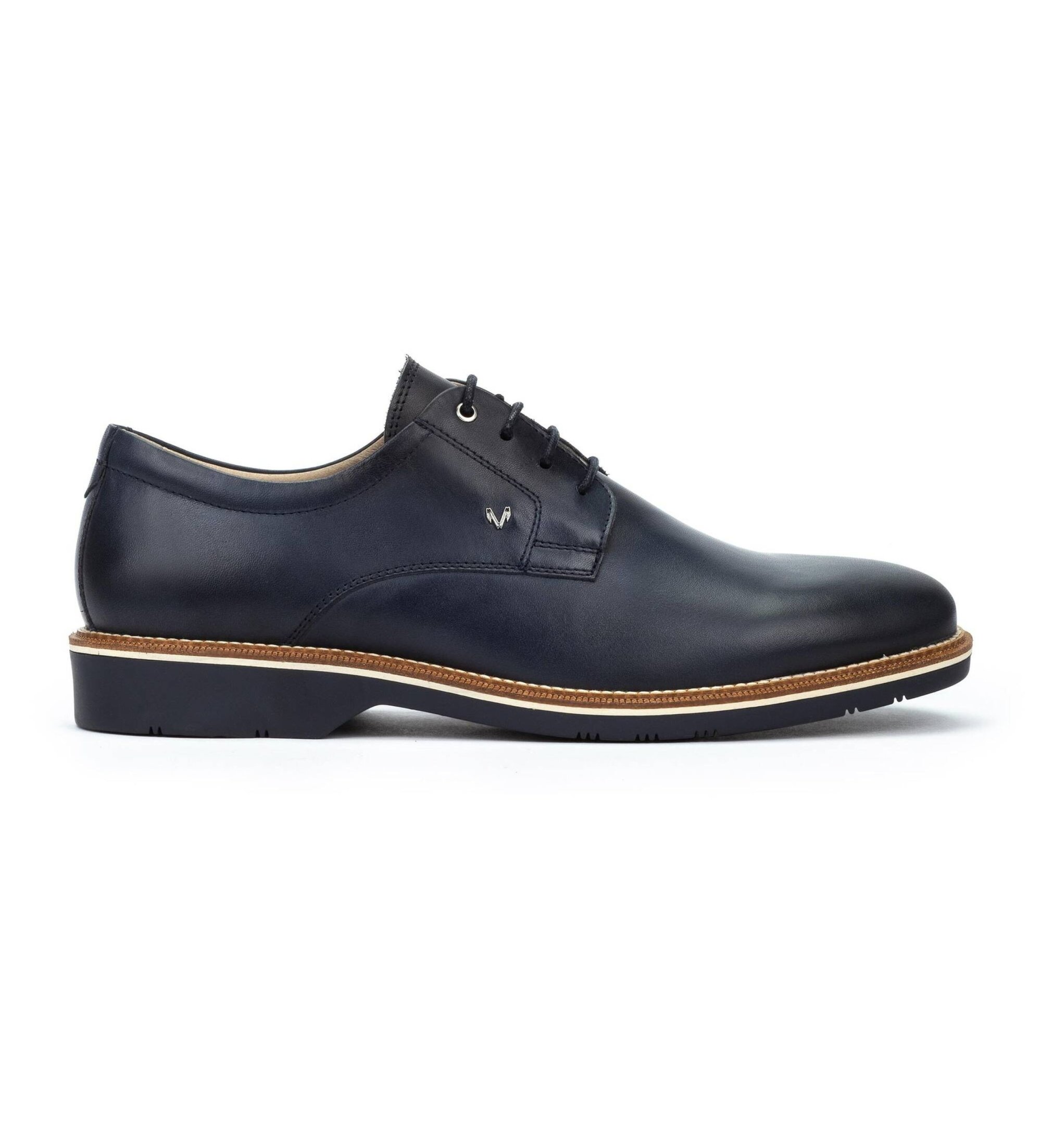 Martinelli für Herren. 1689-2889Z Watford navy Lederschuhe (45), Wohnung, Schnürsenkel, Lässig, Marine