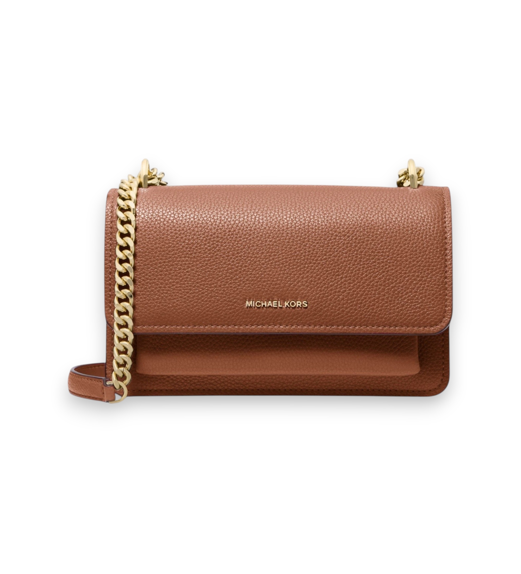 Michael Kors für Damen. 30T4GC7L3T Claire braune Handtasche (OSFA), Lässig, Leder