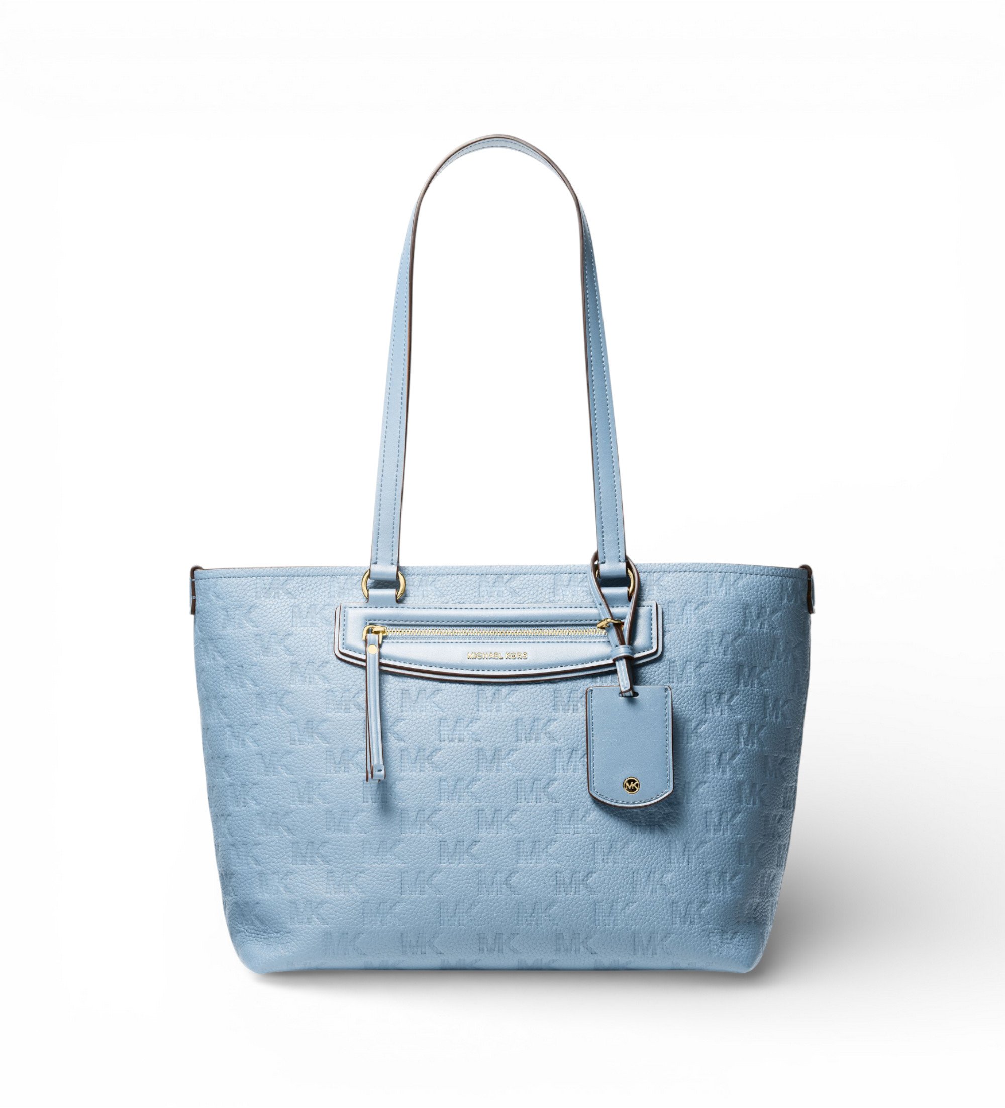 Michael Kors für Damen. 30S6GTVT6B Jet Set Travel Tragetasche mittelblau (OSFA), Lässig, Leder