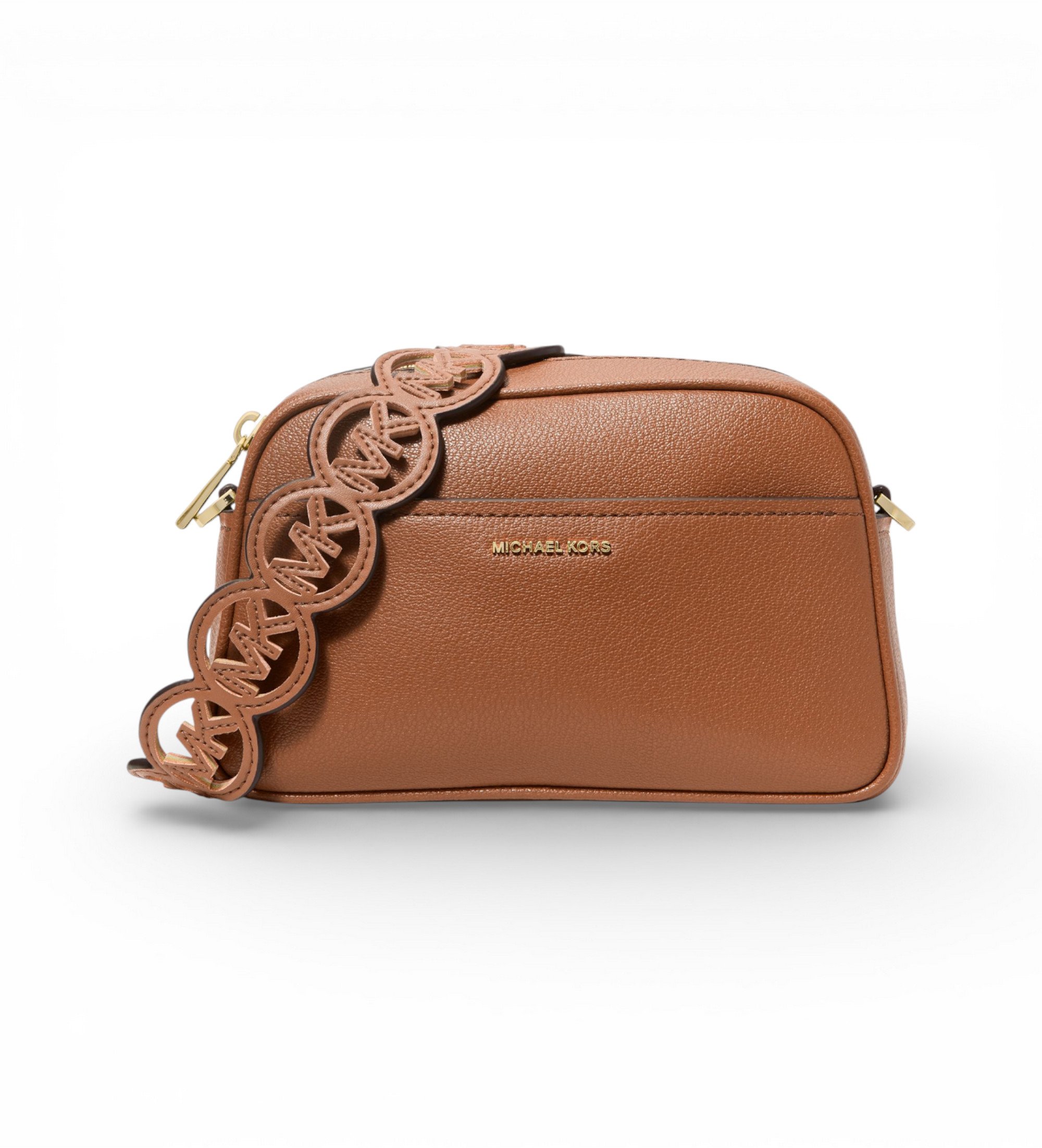 Michael Kors für Damen. 32S6GJ6C5L Braune Mk-Umhängetasche (OSFA), Lässig, Leder