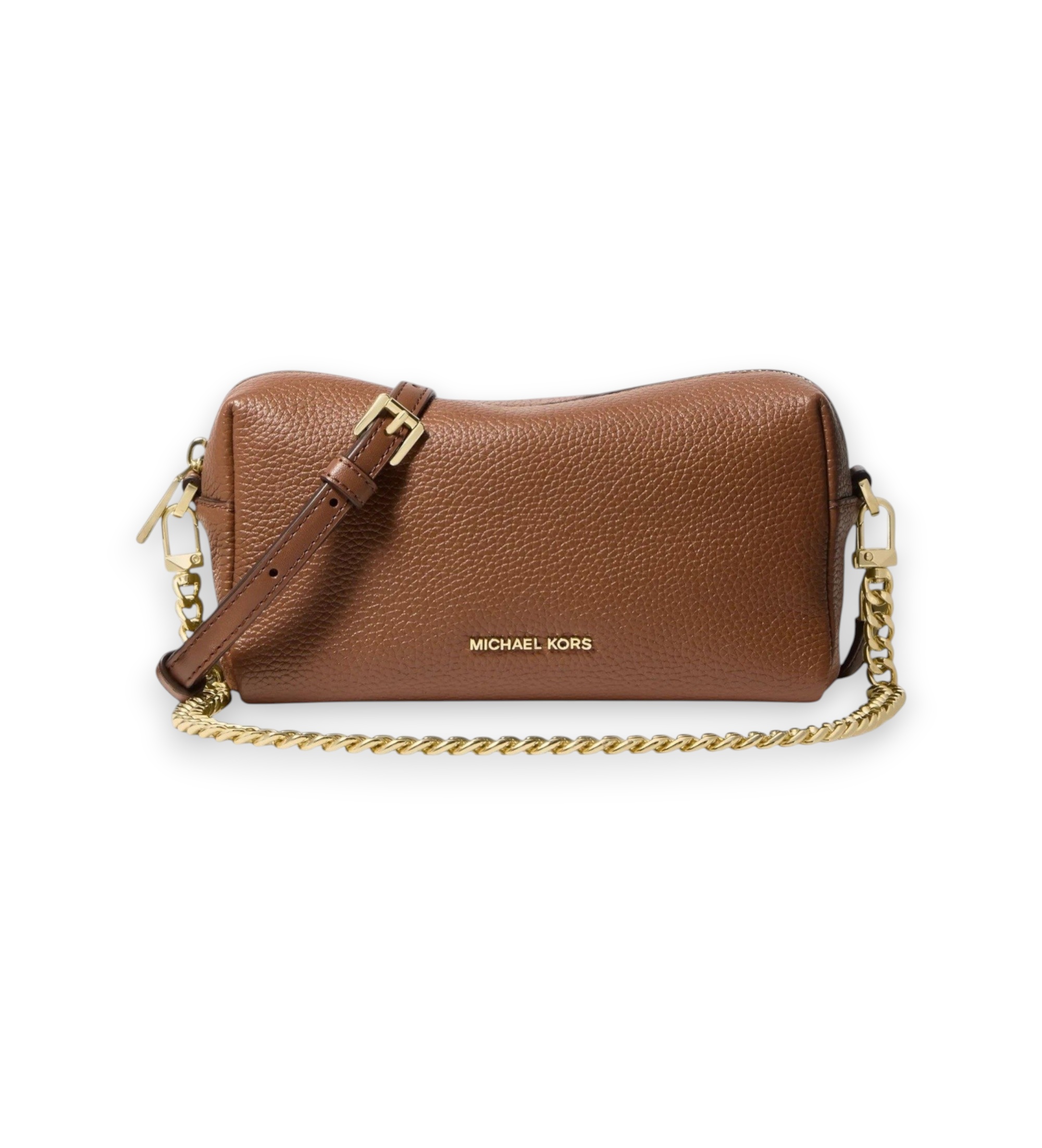 Michael Kors für Damen. 32F6GYTC5L Braune Bryant-Umhängetasche (OSFA), Beige, Lässig, Leder