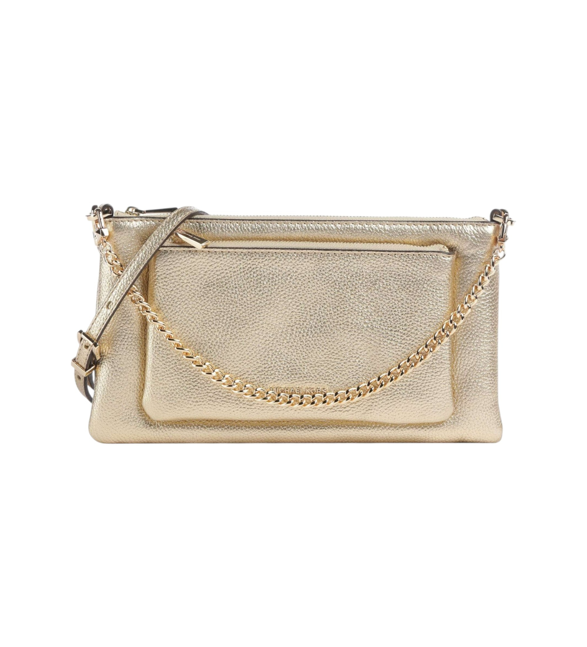 Michael Kors für Damen. 32F5GJ6C8M Goldfarbene Leder-Cabrio-Umhängetasche (OSFA), Lässig