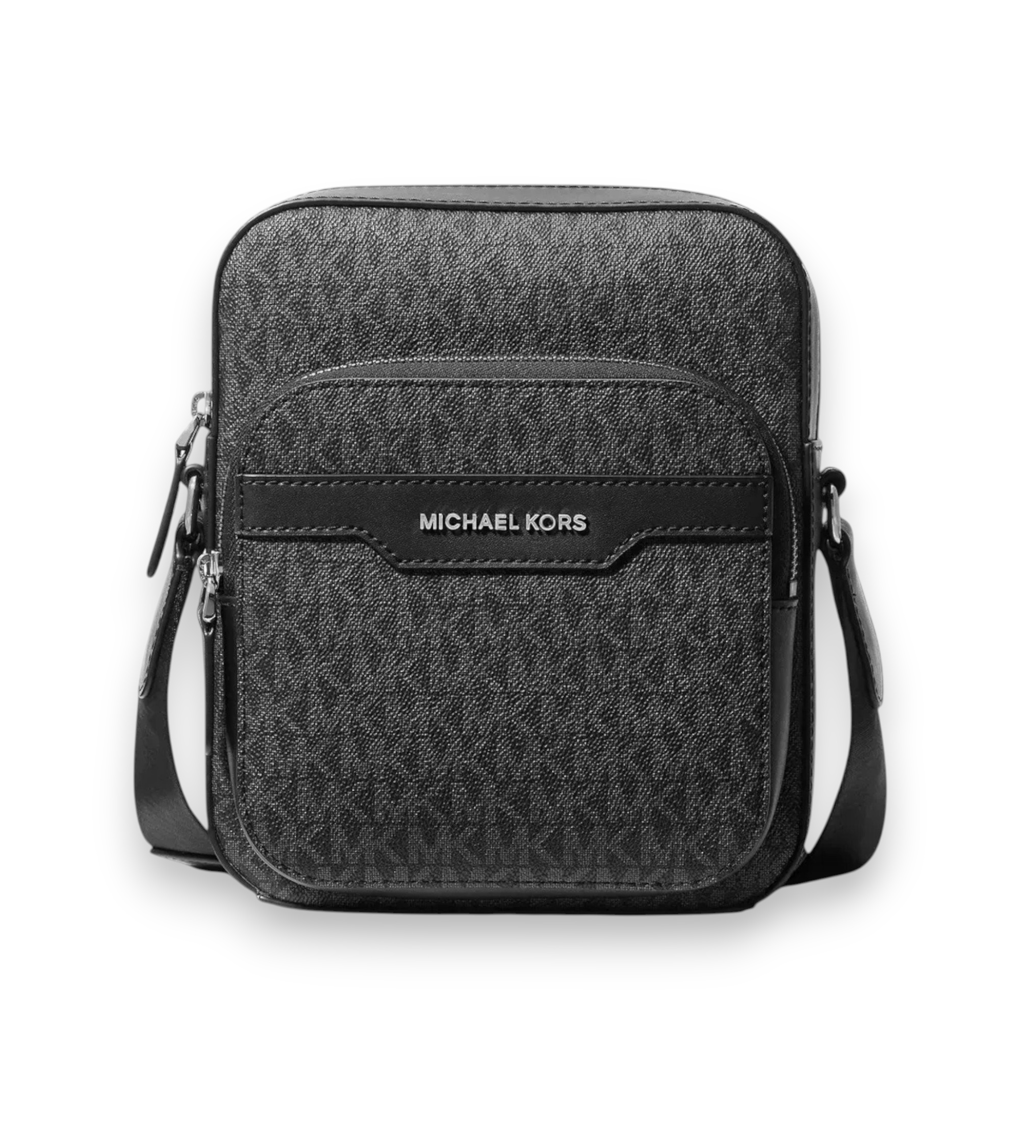 Michael Kors für Herren. 33T5LHDM0B Hudson Mini Umhängetasche schwarz (OSFA), Lässig, PVC