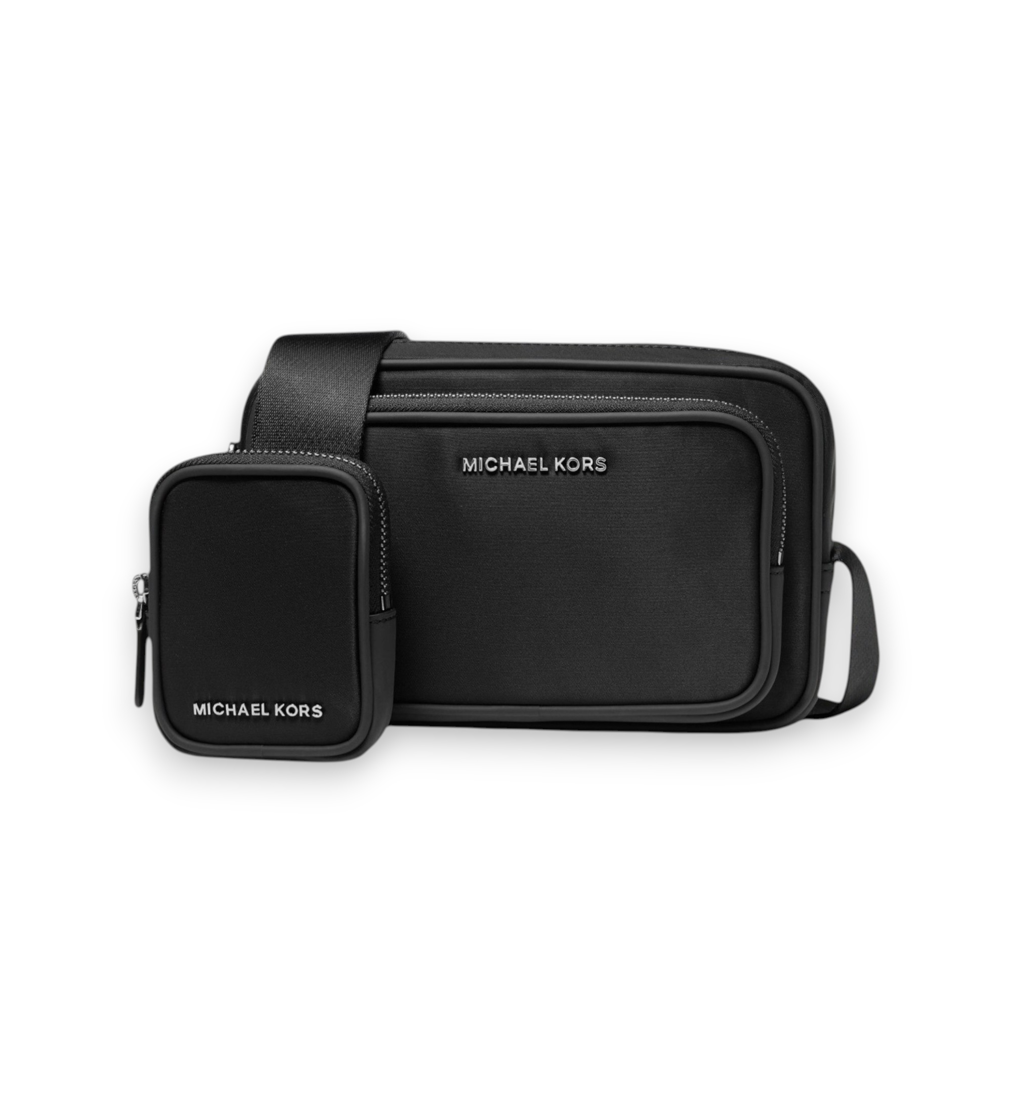 Michael Kors für Herren. 33T6LHDC1B Kameratasche mit Etui schwarz (OSFA), Lässig, Nylon