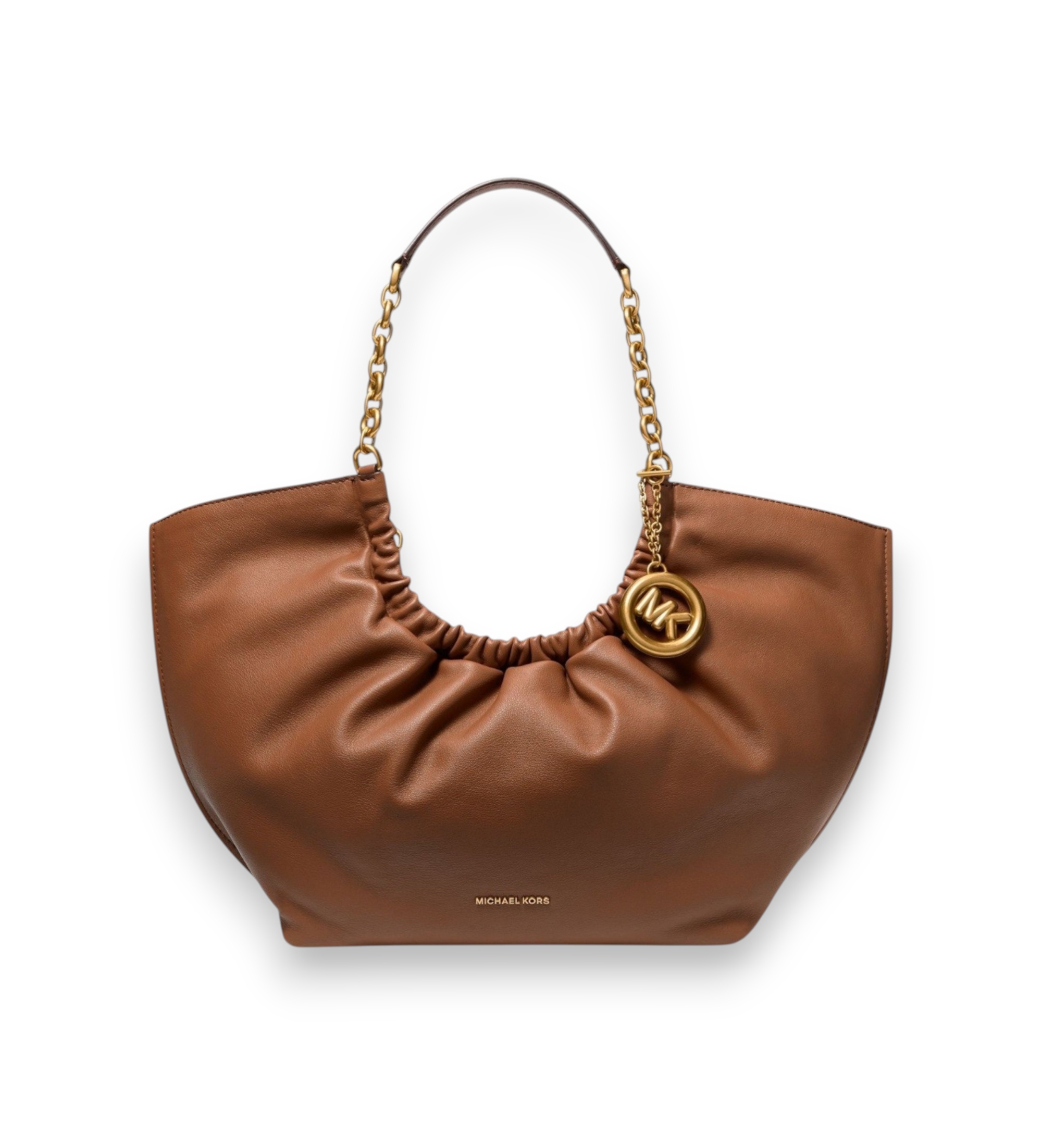 Michael Kors für Damen. 30T6A50T5L Kleine braune Indie-Tasche (OSFA), Lässig, Leder