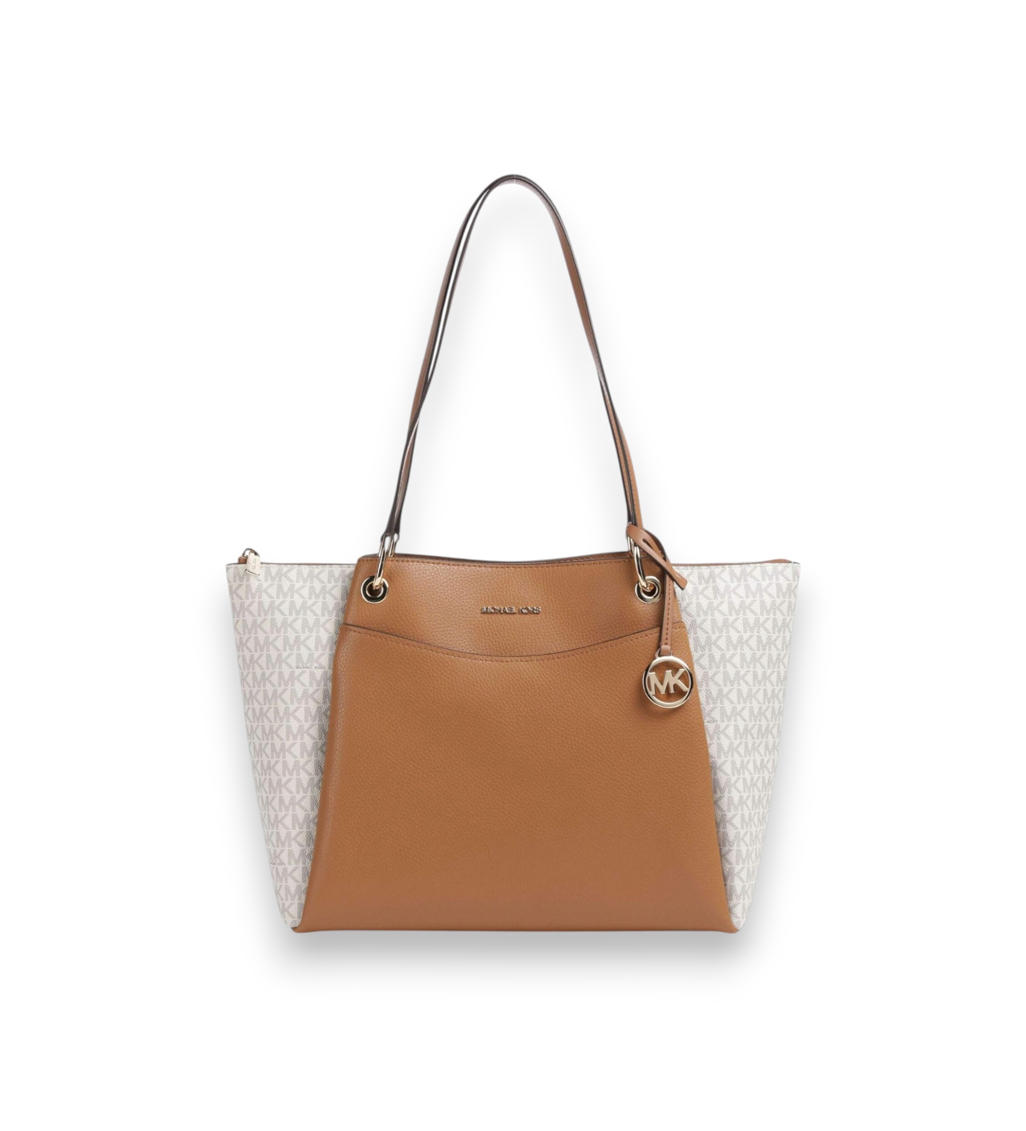 Michael Kors für Damen. 30T6GX5T7B Große Tote-Tasche May beige, braun (OSFA), Lässig, Leder