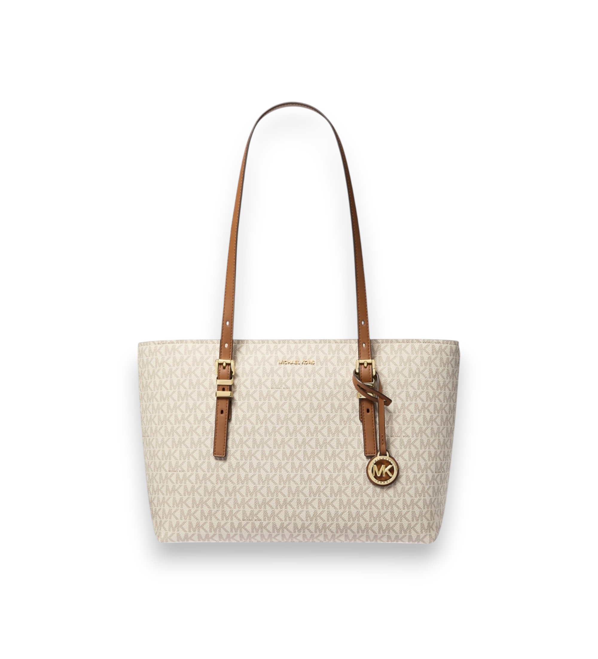 Michael Kors für Damen. 30T5GQNT2B Monogrammierte Tragetasche in Beige (OSFA), Lässig, PVC