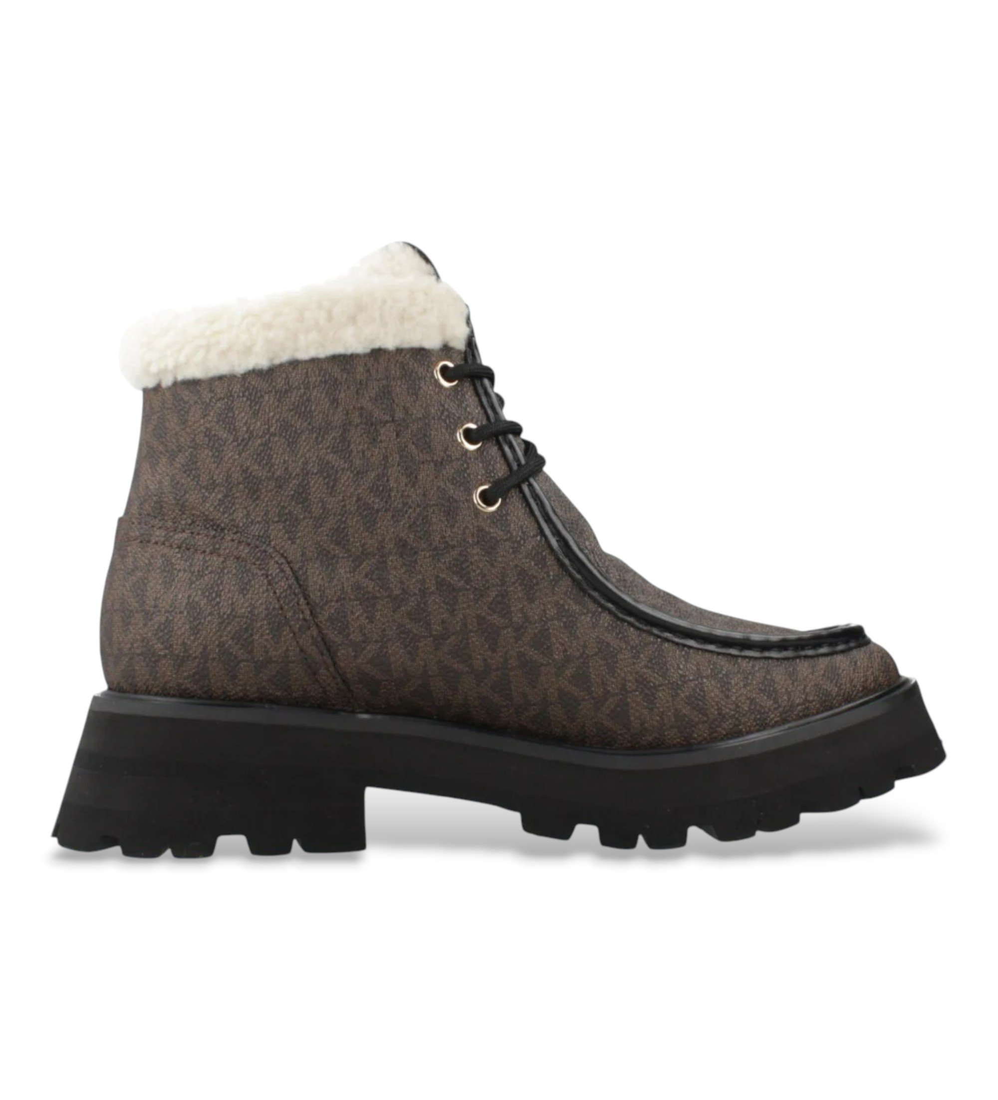 Michael Kors für Herren. 40F5CAFE5B Braune Cade-Stiefeletten (43.5), 1 bis 3 cm, Schnürsenkel, Lässig