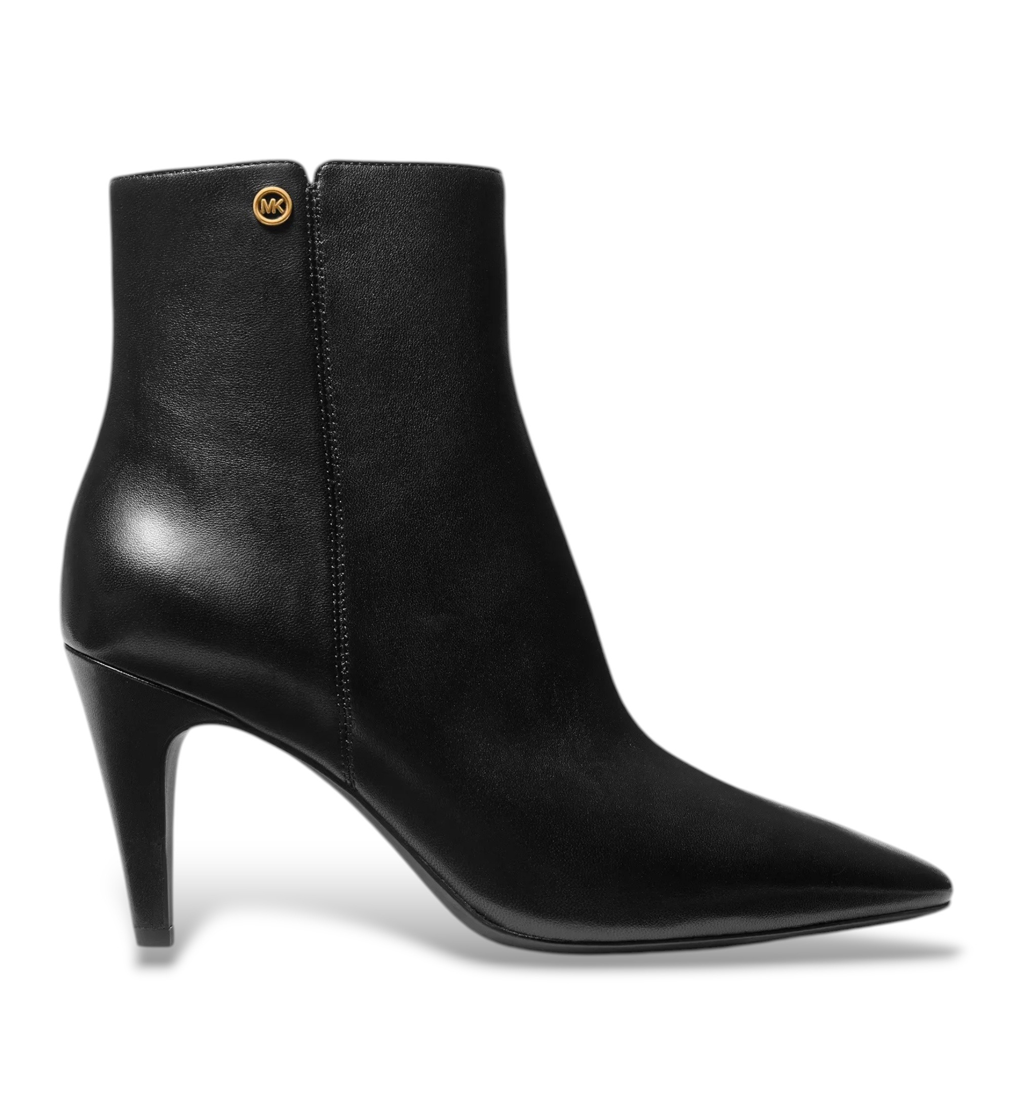 Michael Kors für Damen. 40F6DNME5L Daniela Heeled Stiefeletten aus Leder in Schwarz (9.0), 5 bis 8 cm, Keine, Lässig