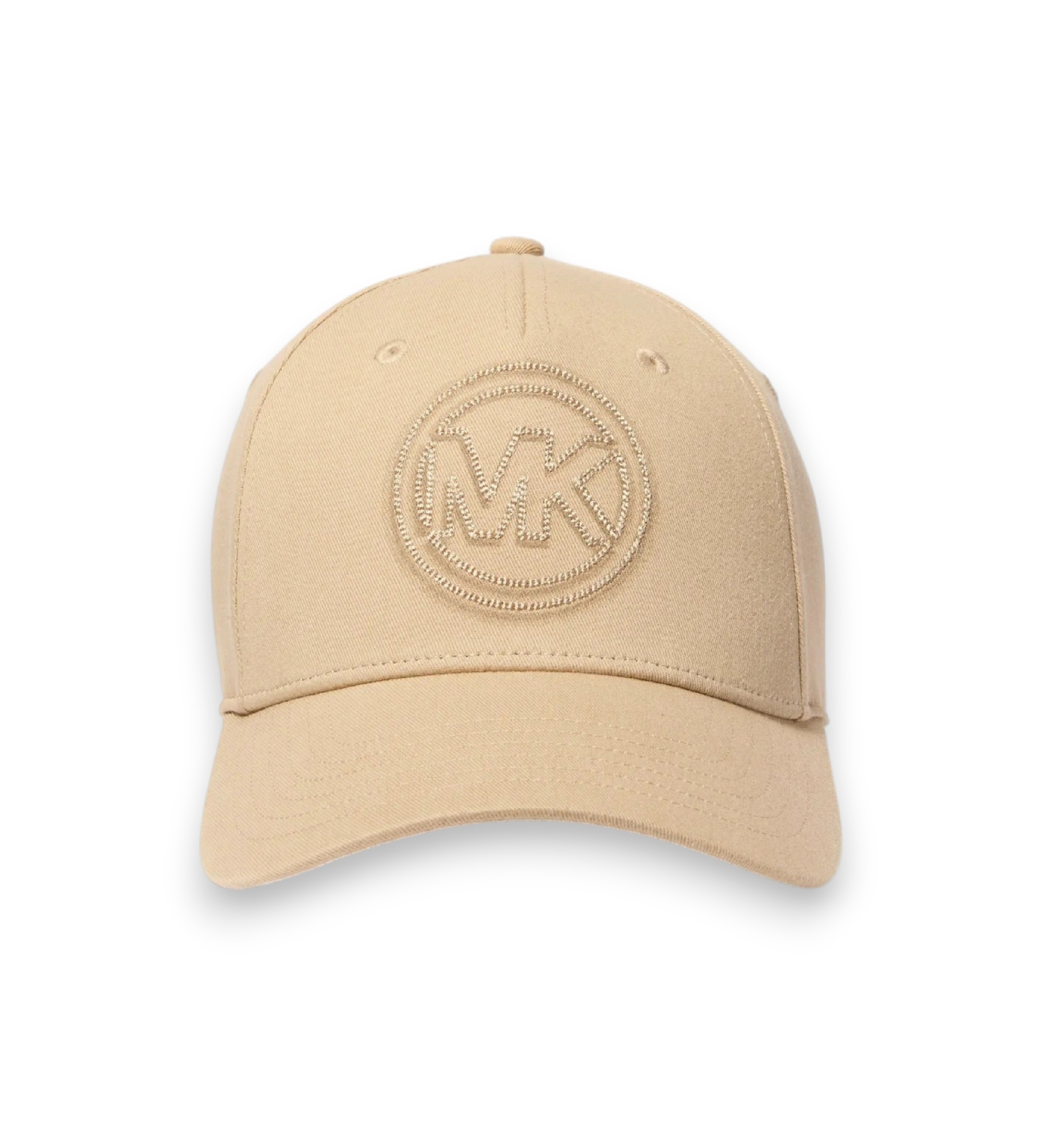 Michael Kors für Herren. CT6005I35Z Baseballkappe aus Baumwolle mit beigem Logo (OSFA), Lässig, Recycelte Baumwolle