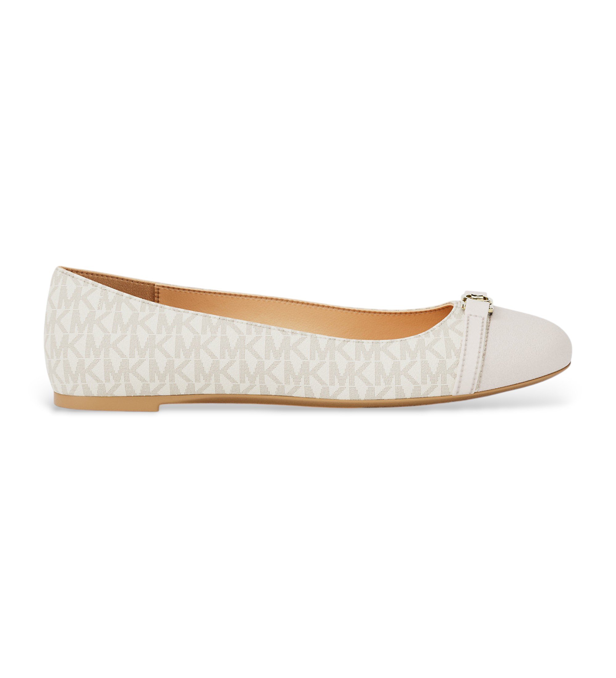 Michael Kors für Damen. 40F5MAFP1L Mokassins Mandy beige (36), 3 bis 5 cm, Keine, Lässig