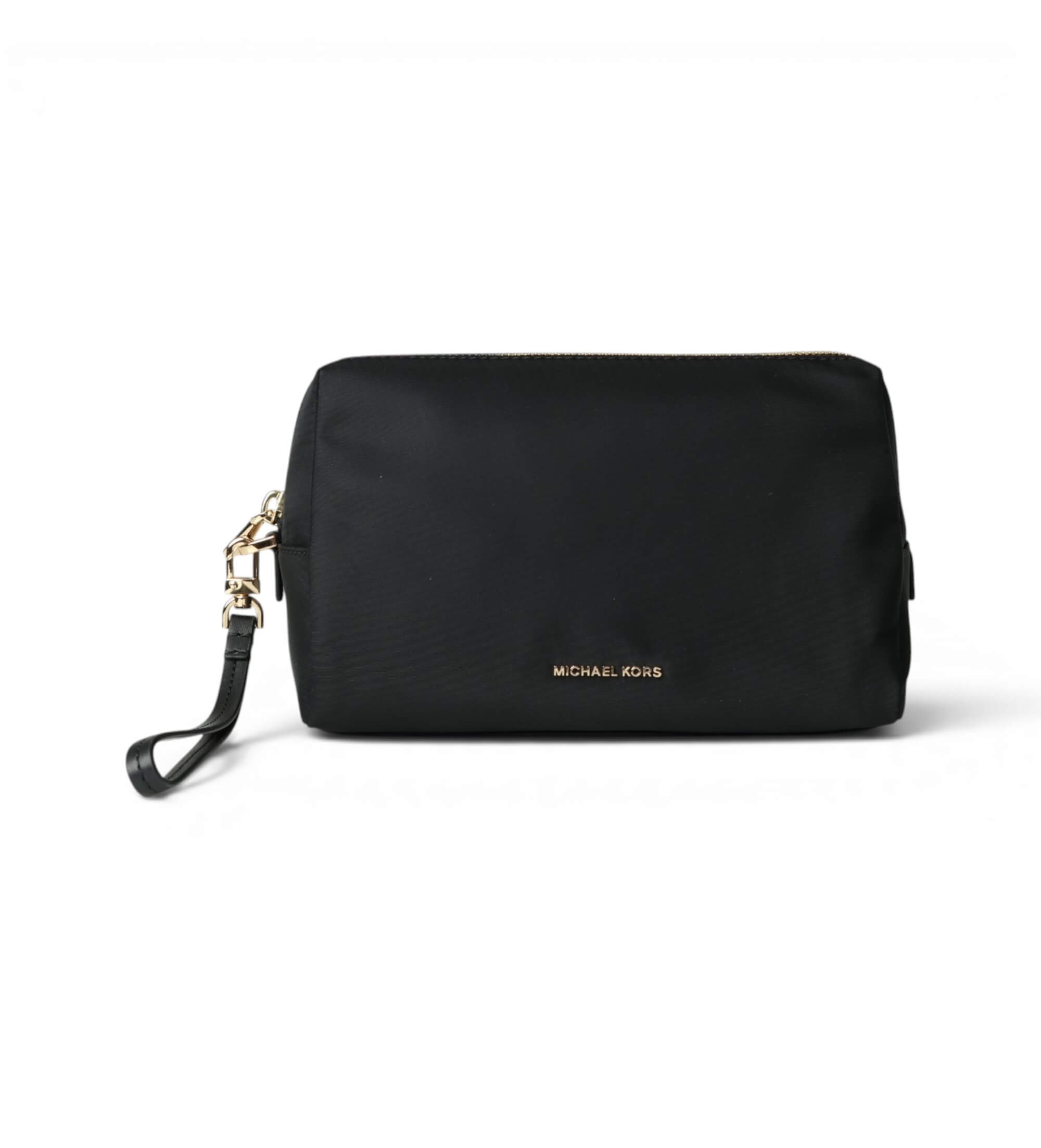 Michael Kors für Damen. 32T6G6ZW9C Schwarze Wristlet-Kosmetiktasche (OSFA), Lässig, Recyceltes Nylon