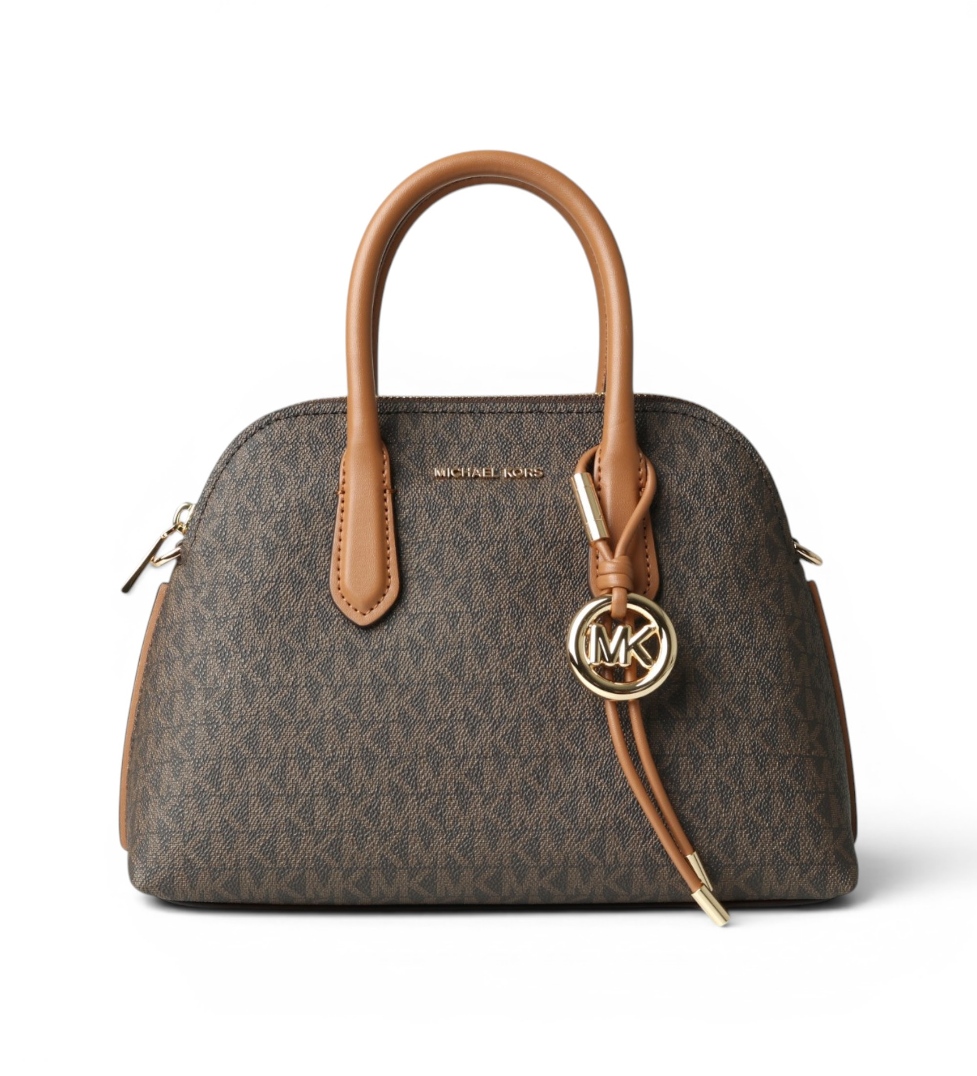 Michael Kors für Damen. 30T6GX4S2B Mittelgroße Freddie Tasche mit brauner Kette (OSFA), Lässig, PVC