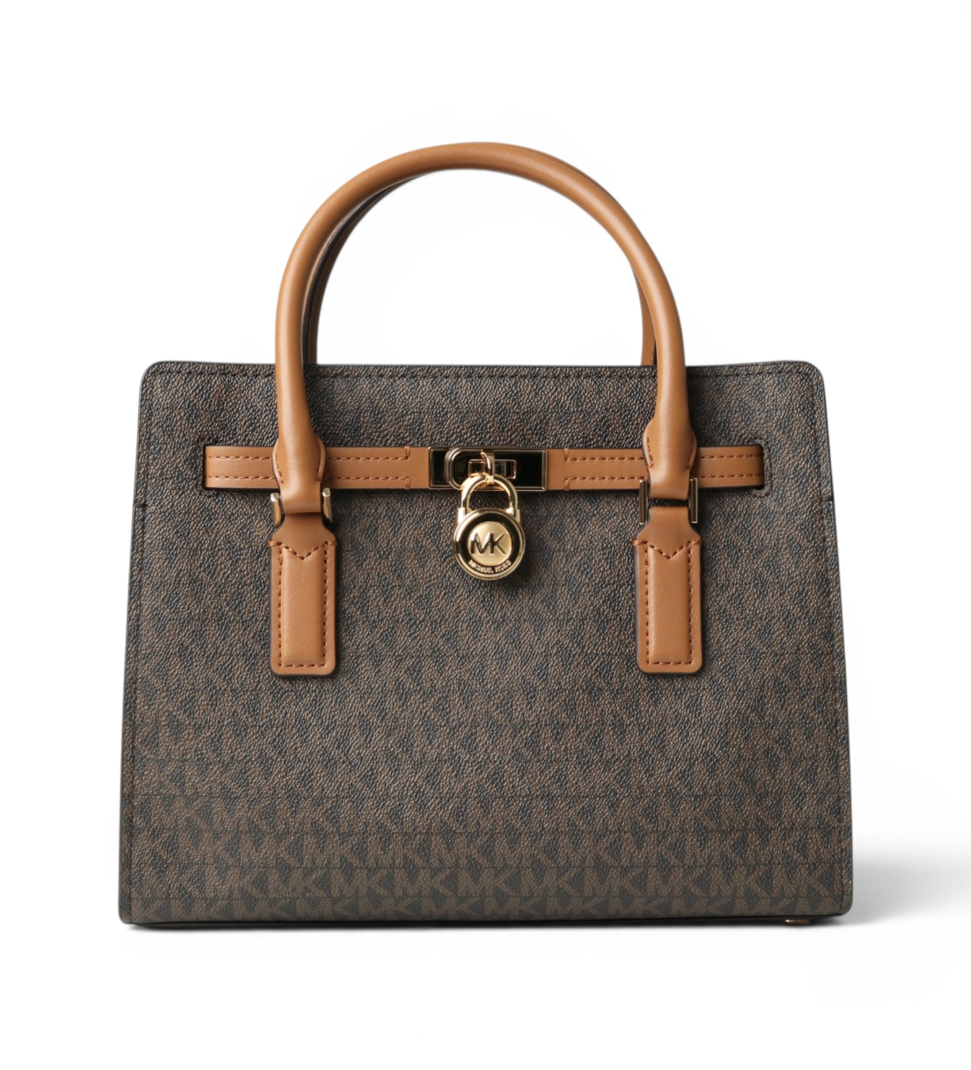 Michael Kors für Damen. 30T6GNXS1B Hamilton Tasche klein braun (OSFA), Lässig, PVC