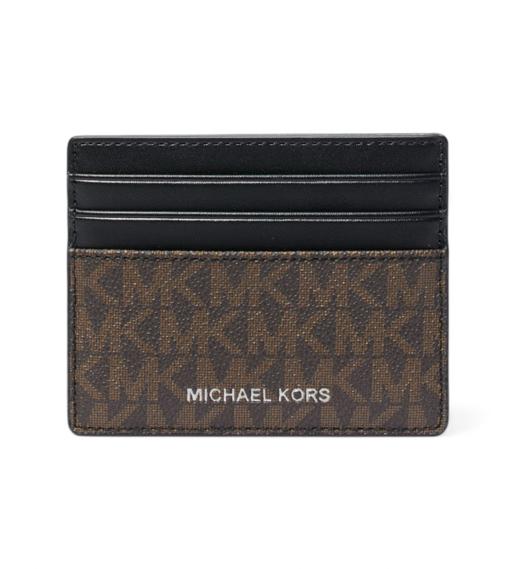 Michael Kors für Herren. 39F9LGYD2B Greyson großer Kartenhalter mit Logos braun, schwarz (OSFA), Lässig, Segeltuch