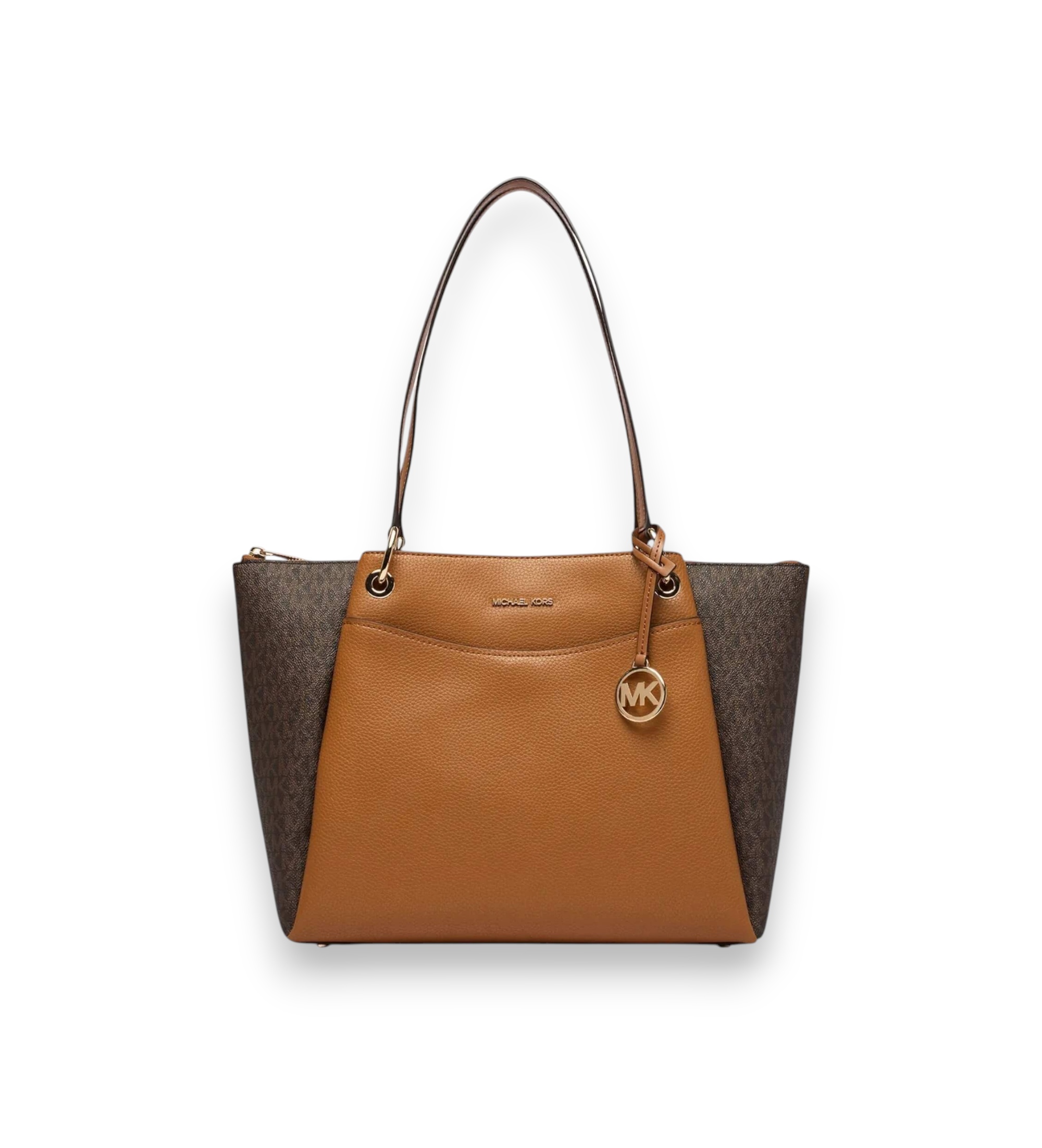 Michael Kors für Damen. 30T6GX5T7B Große braune Tote-Tasche May (OSFA), Lässig, Leder
