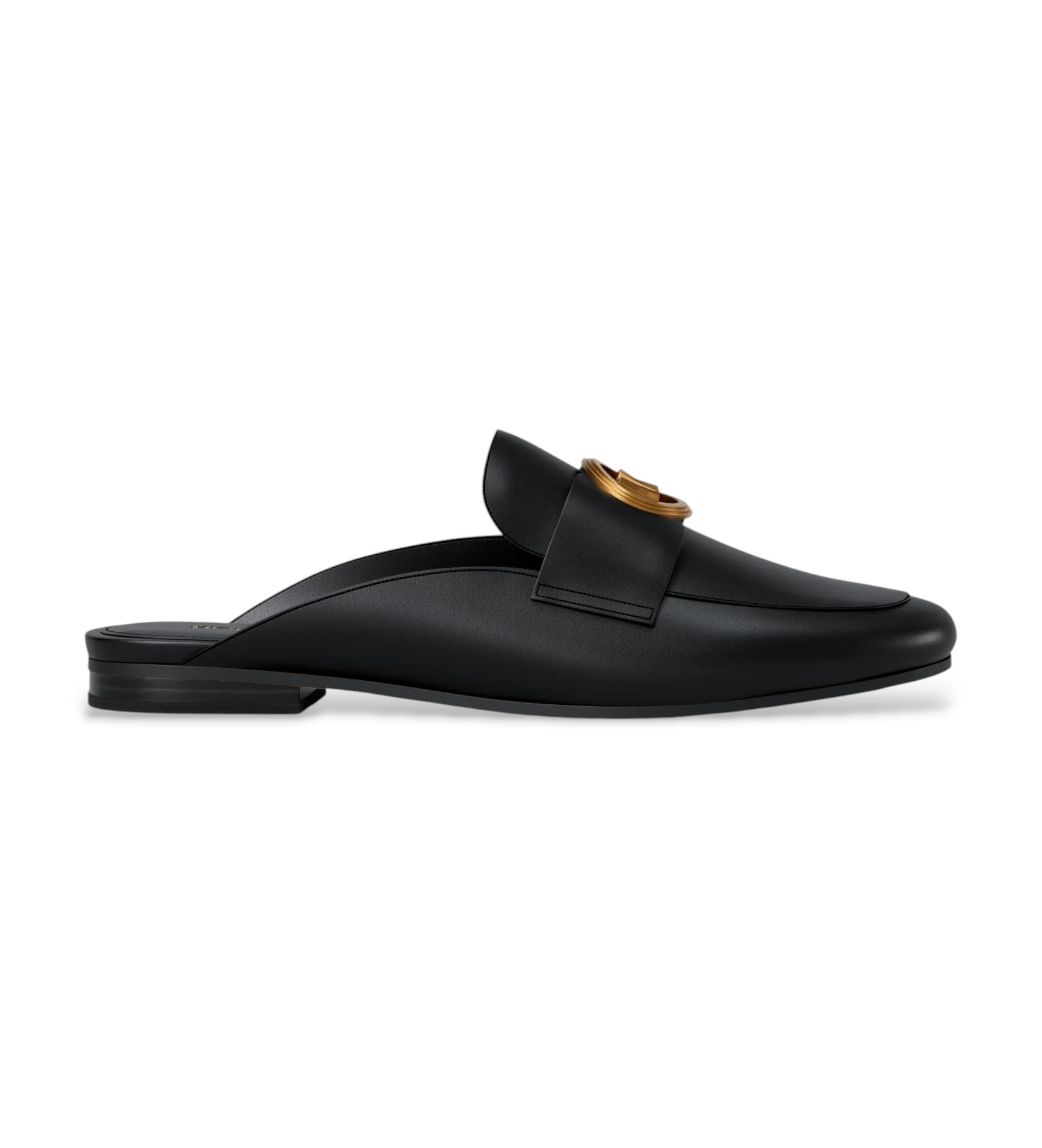 Michael Kors für Damen. 40T6MZFP1L McKenzie Clogs aus Leder, schwarz (39), Wohnung, Keine, Lässig, Klassisch
