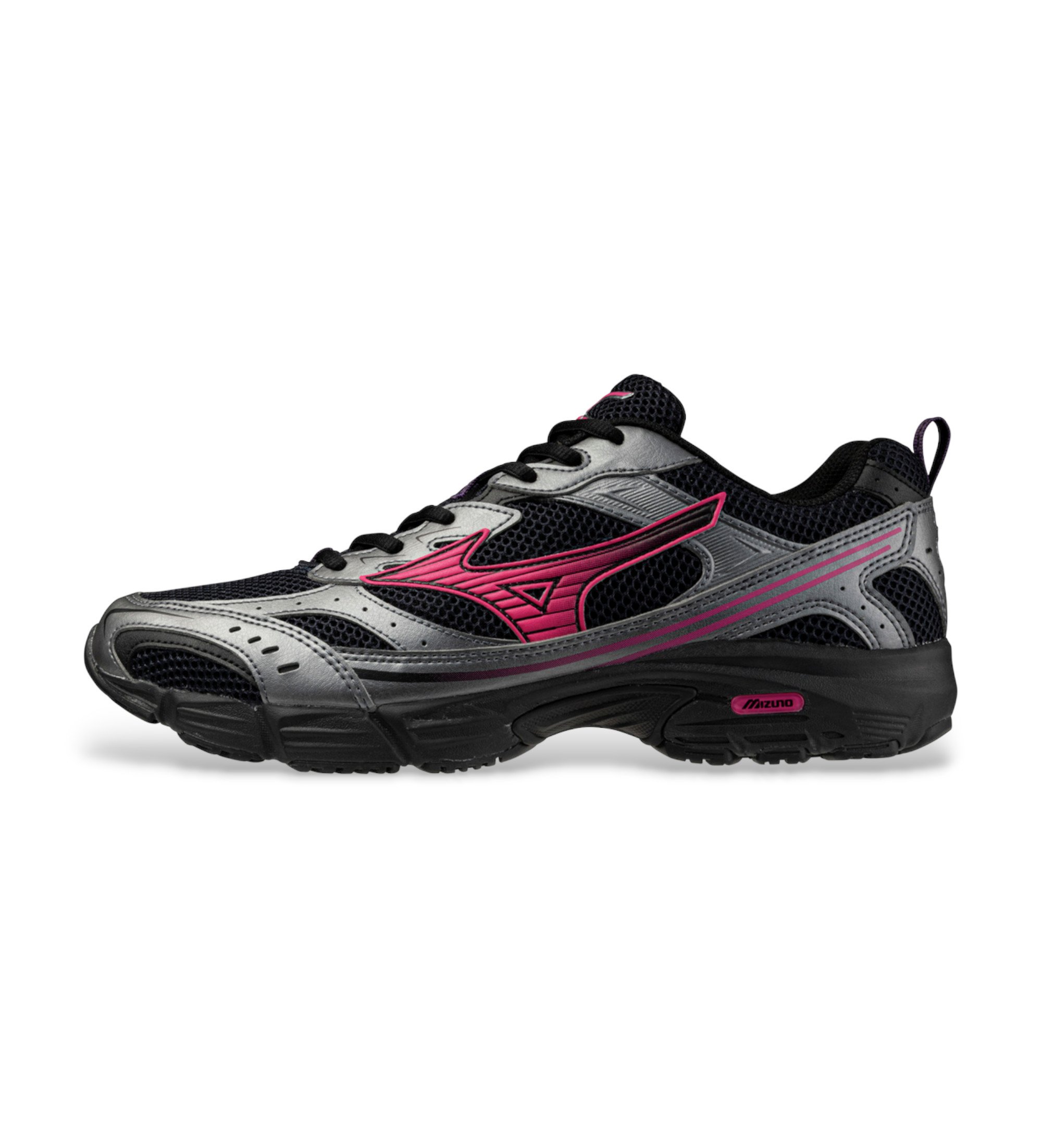 Mizuno für Damen. D1GA2451 Schuhe Mxr schwarz, grau (37), Wohnung, Schnürsenkel, Lässig