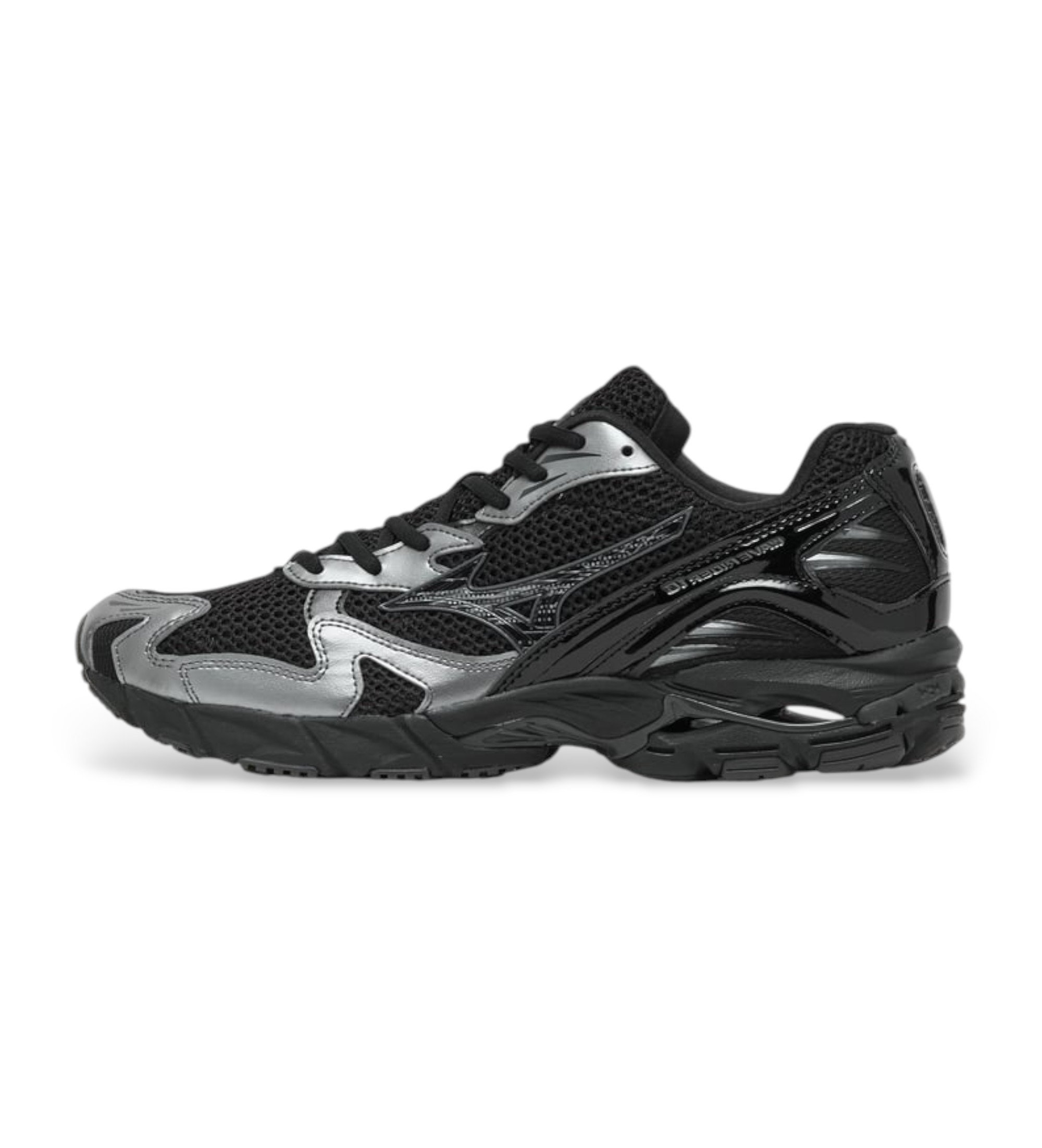 Mizuno Unisex. D1GA2616 Turnschuhe Wave Rider 10 schwarz (40), Wohnung, Schnürsenkel, Lässig