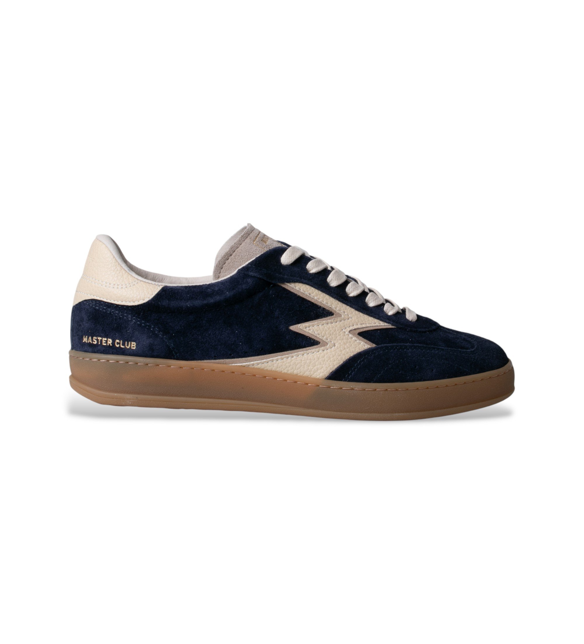 MOA Concept für Herren. CL182MCO Blaue Club Leder Turnschuhe (44), Wohnung, Schnürsenkel, Lässig