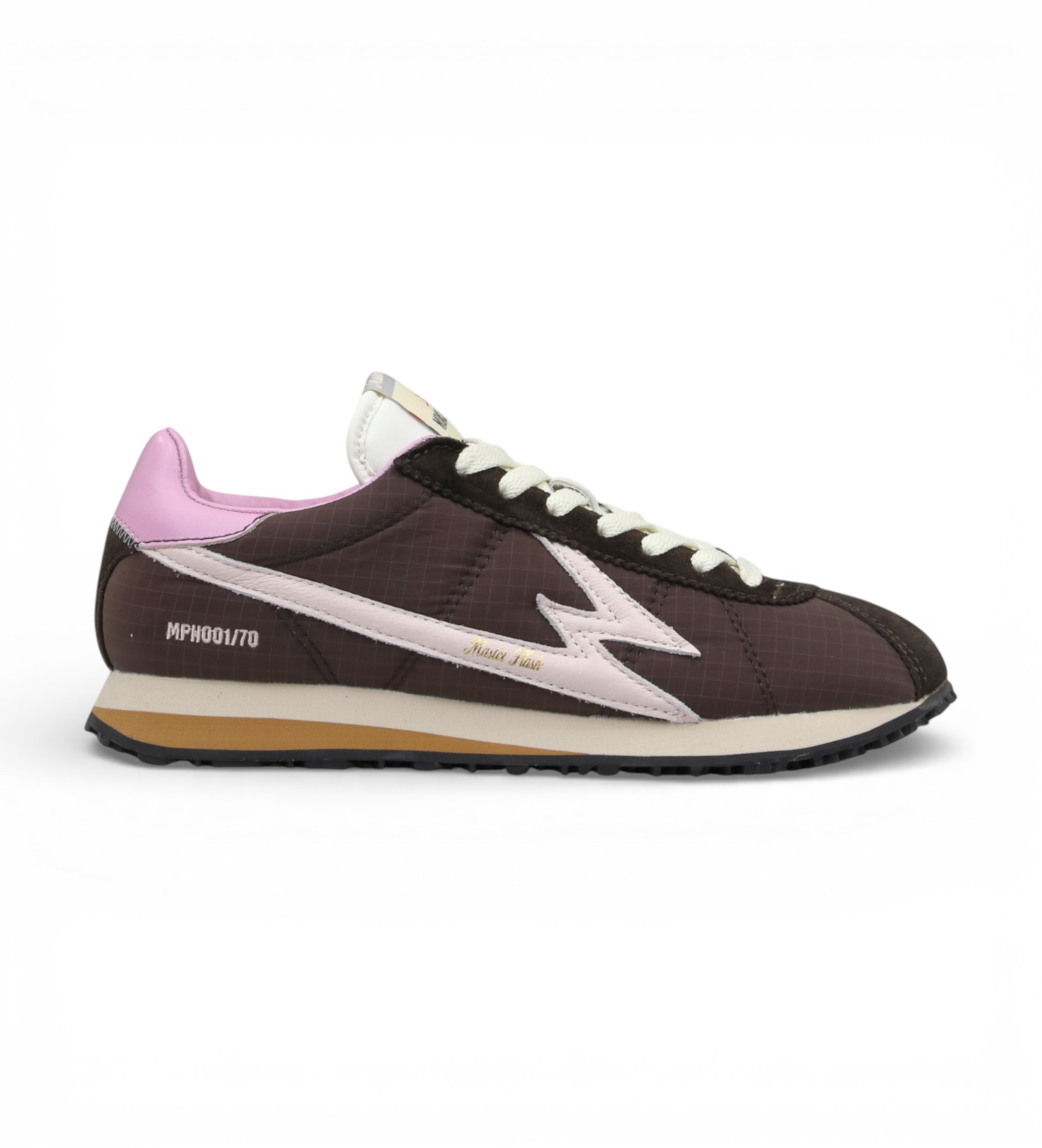 MOA Concept für Damen. FL202 Flash dunkelbraune Turnschuhe (39), Wohnung, Schnürsenkel, Lässig