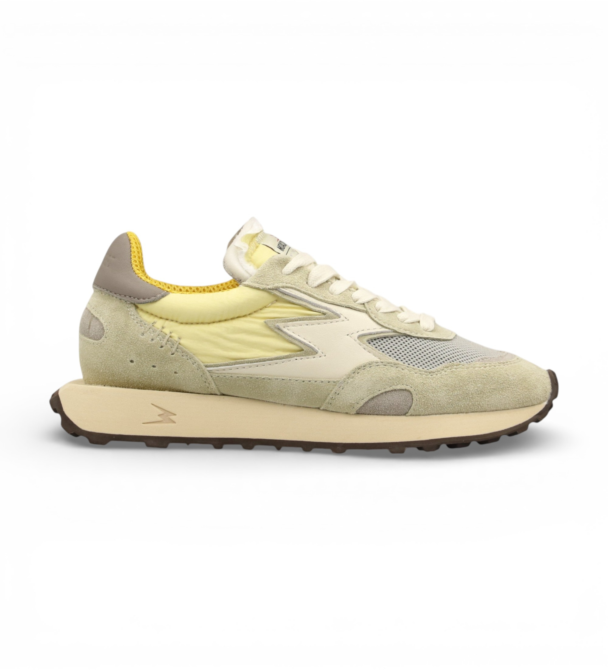 MOA Concept für Damen. HY240 Schuhe Hype gelb grünlich gelb (39), 3 bis 5 cm, Schnürsenkel, Lässig