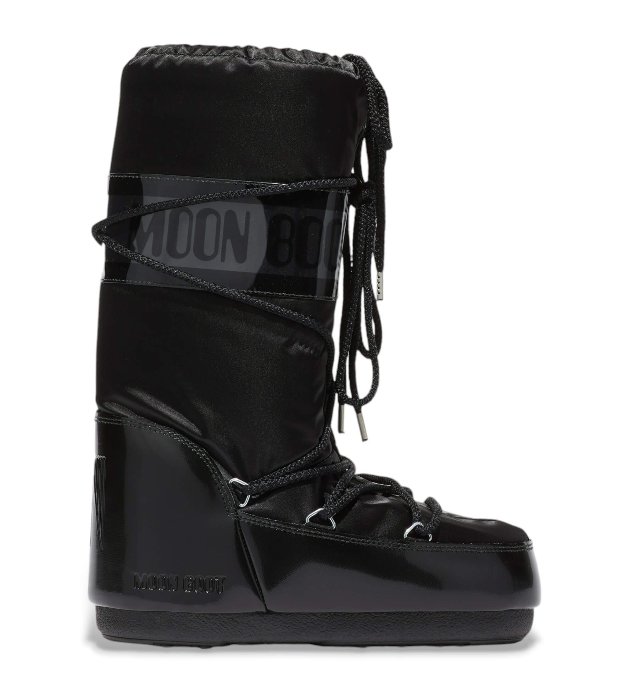 Moon Boot für Damen. 80D1401680 Icon Glance Stiefel schwarz (35/38), Wohnung, Keine, Lässig, Schnee