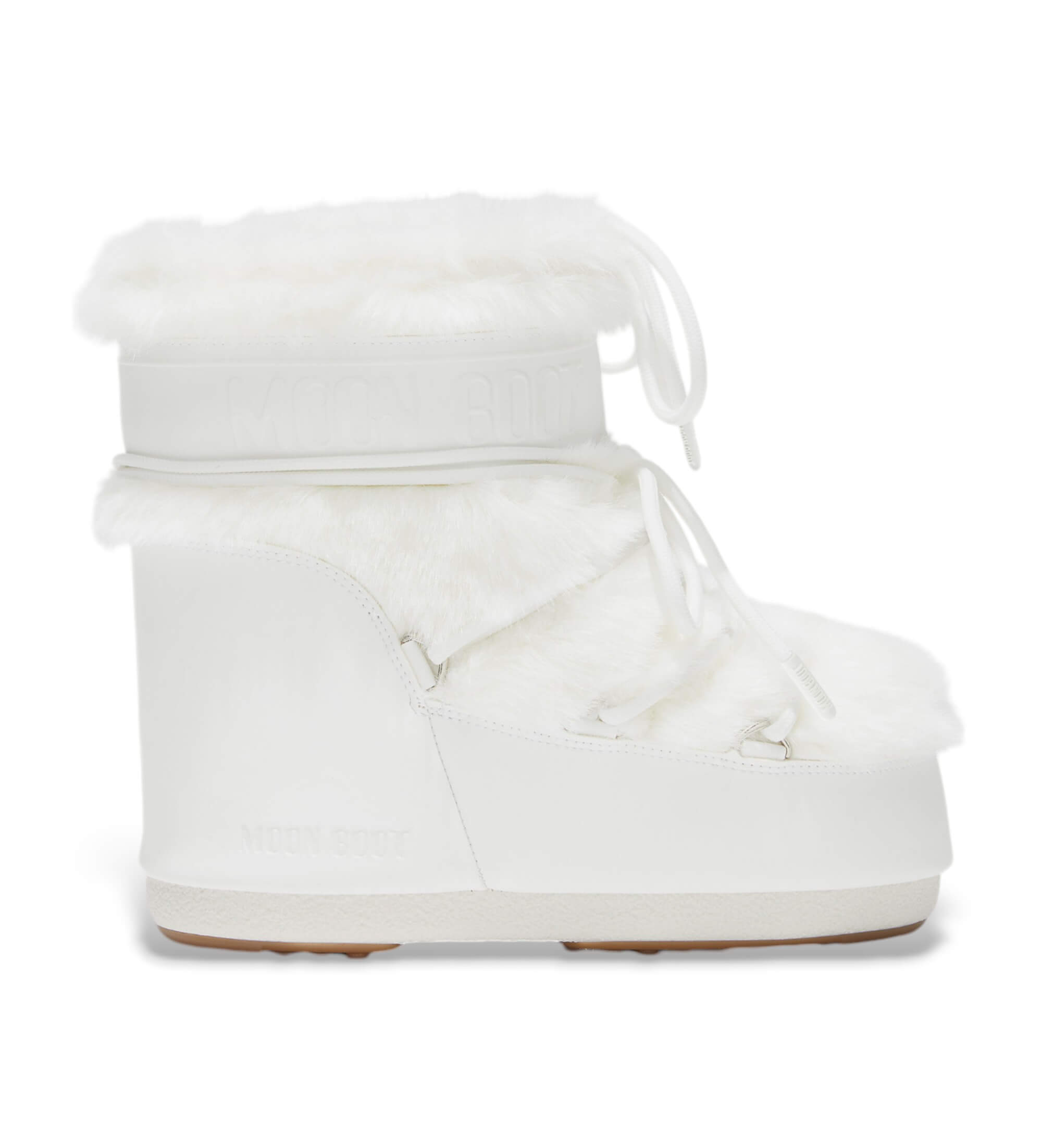 Moon Boot für Damen. 80D1409390 Icon Low Faux Stiefel weiß (39/41), Wohnung, Keine, Lässig, Schnee